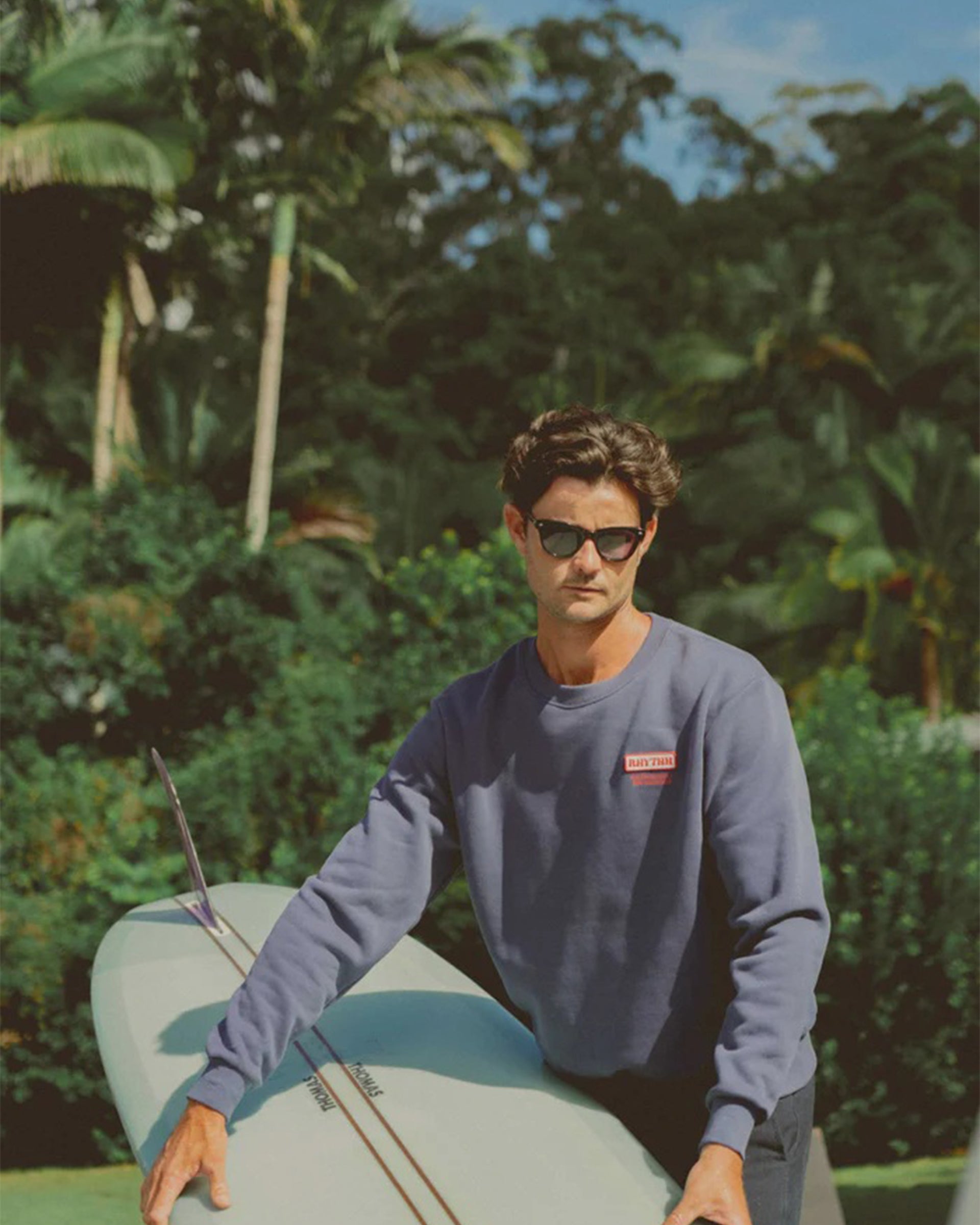 Rhythm Mechanics Crew Fleece - Indigo