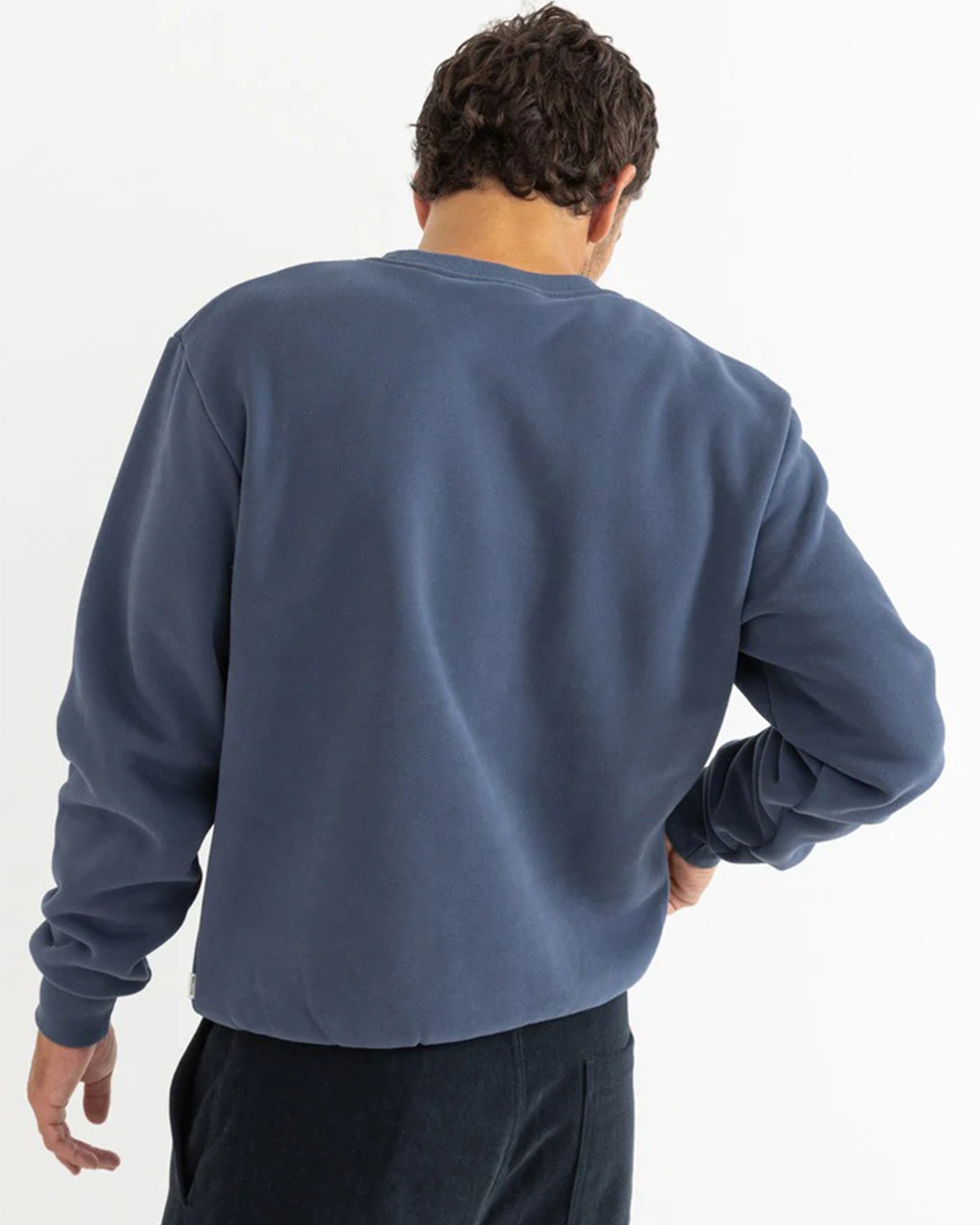 Rhythm Mechanics Crew Fleece - Indigo