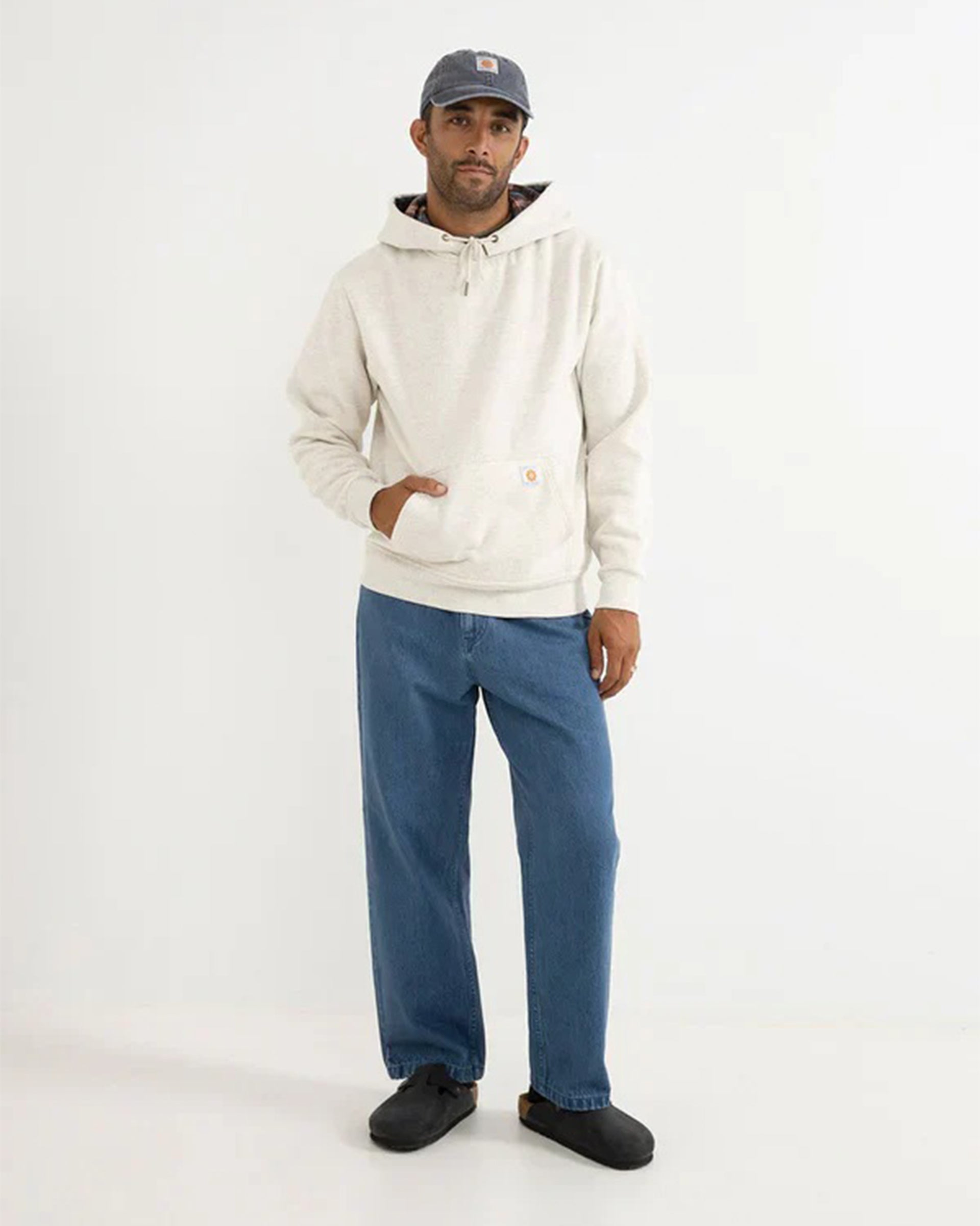 Rhythm New Realm P/O Hoodie - Ecru