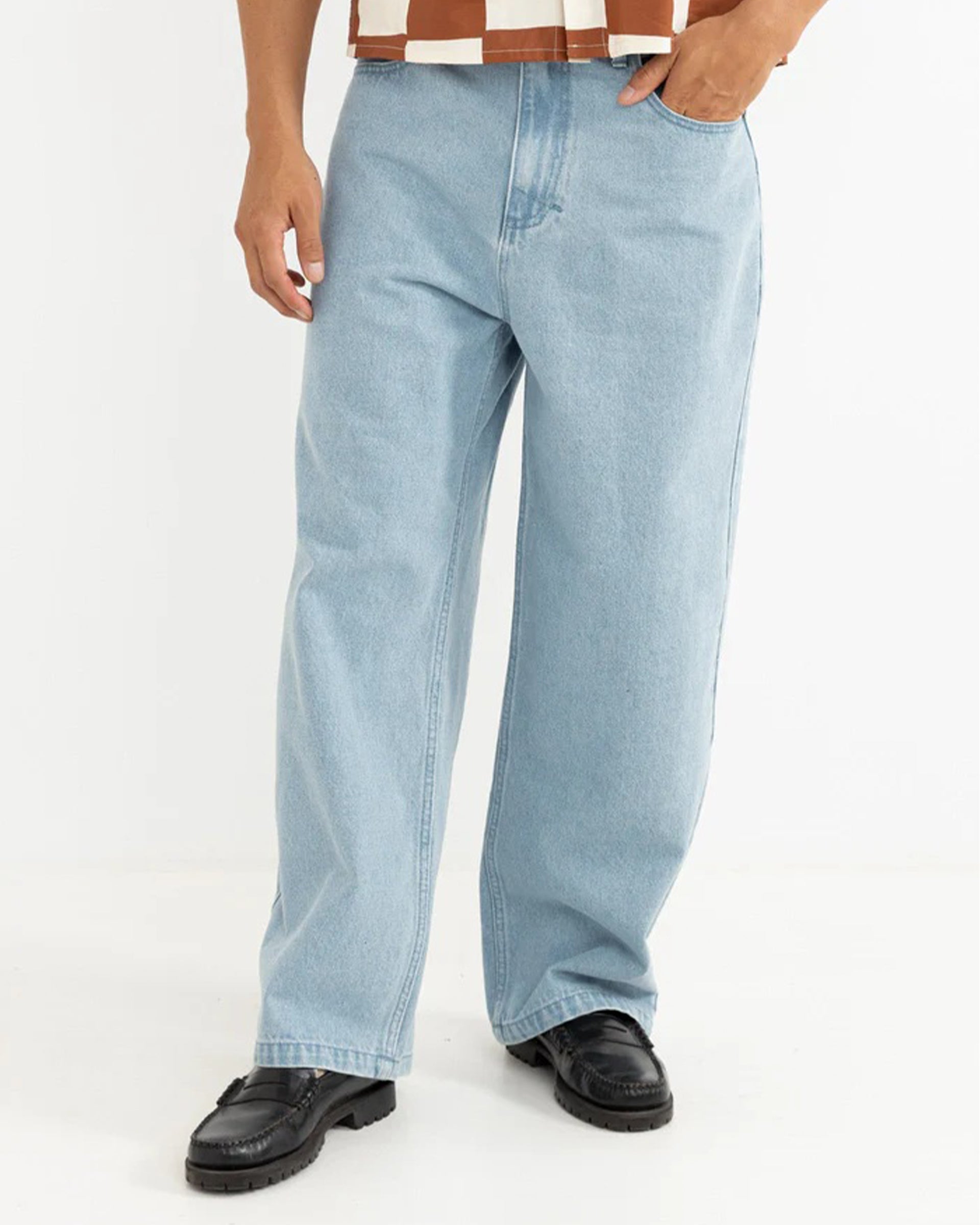 Relaxed Denim Pant - Blue Wash