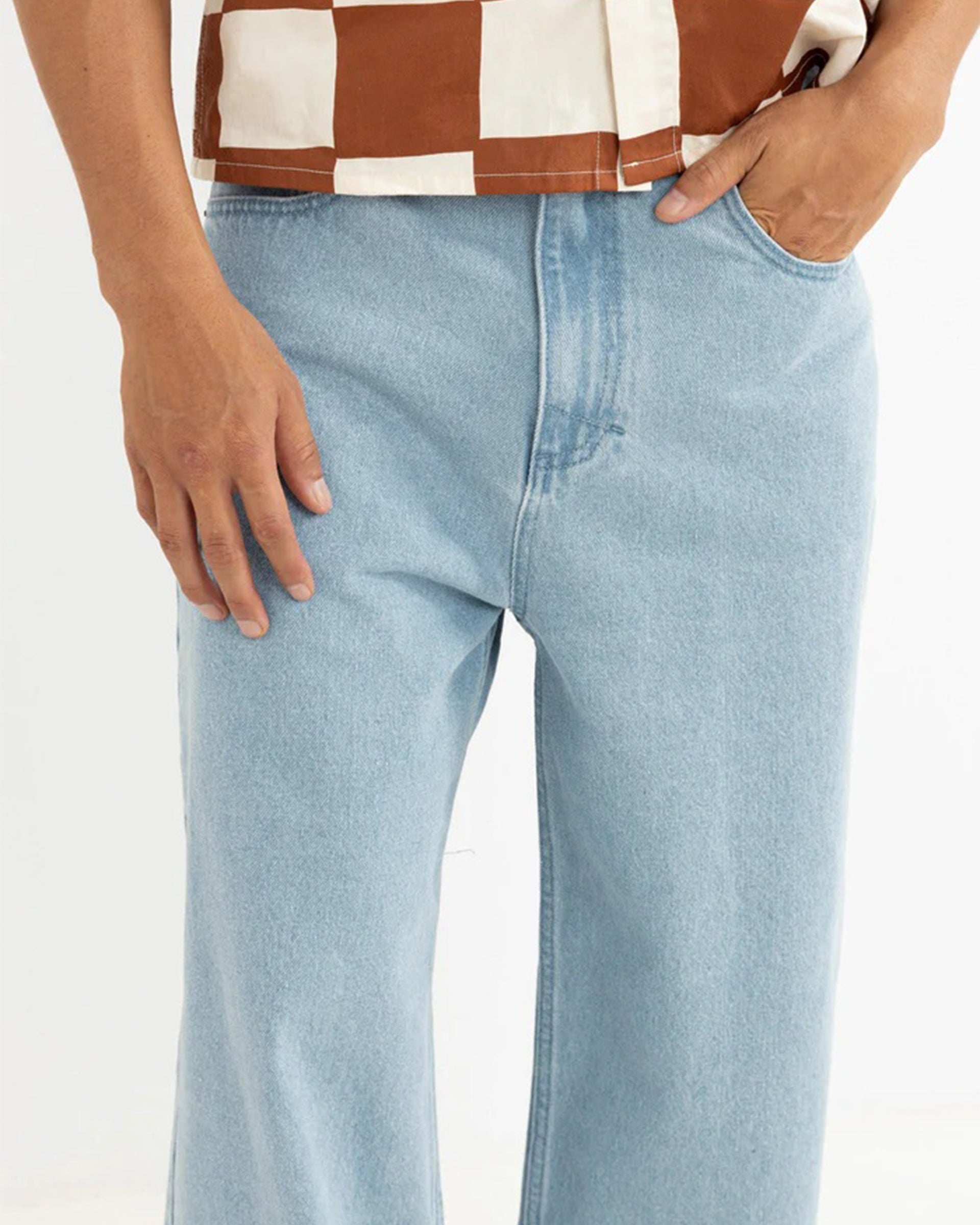 Relaxed Denim Pant - Blue Wash