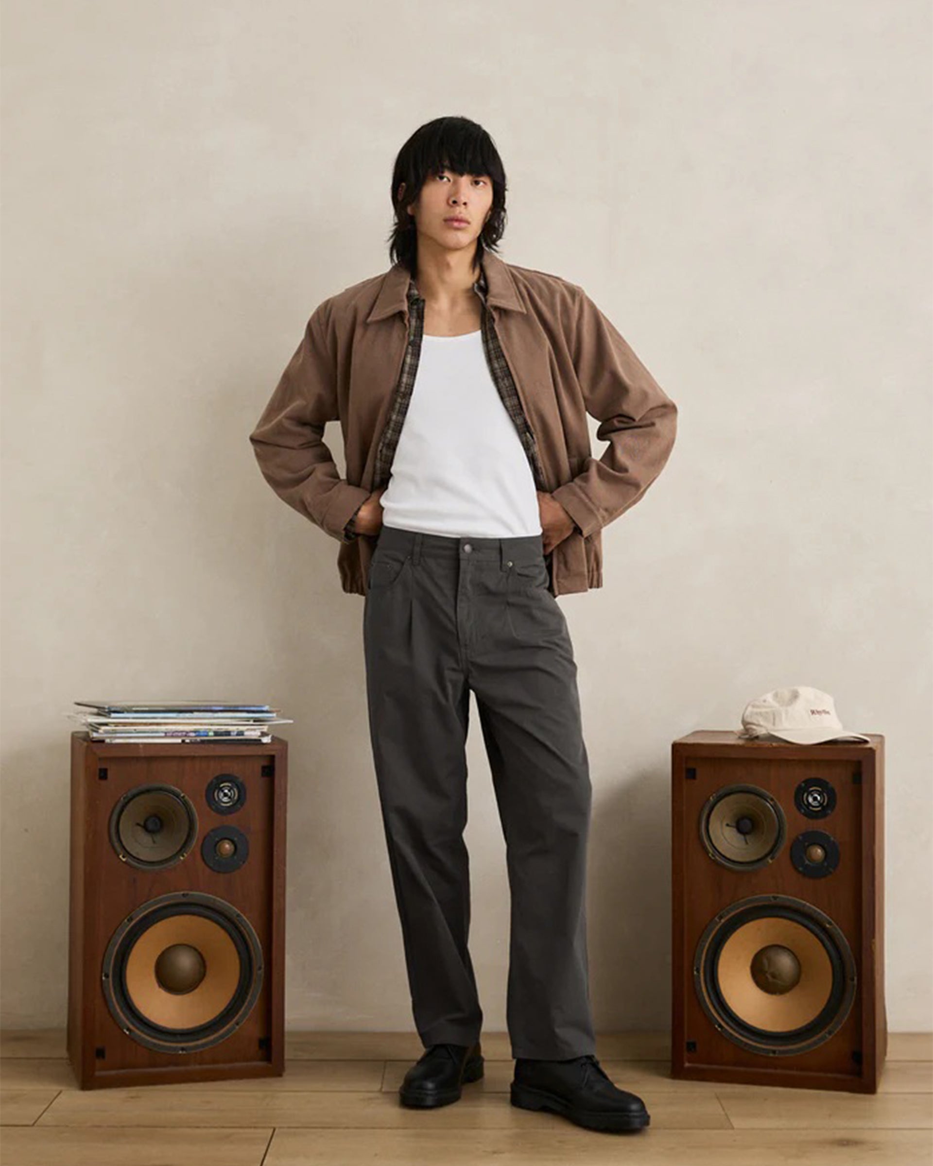 Rhythm Warped Straight Cut Pant - Grey