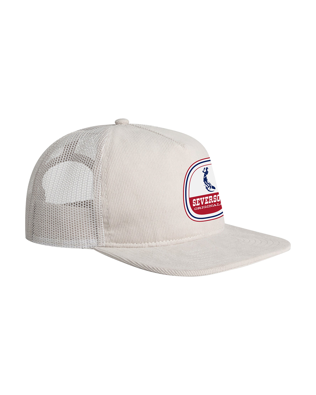 Severson Originals Rincon Corduroy Trucker Hat-White