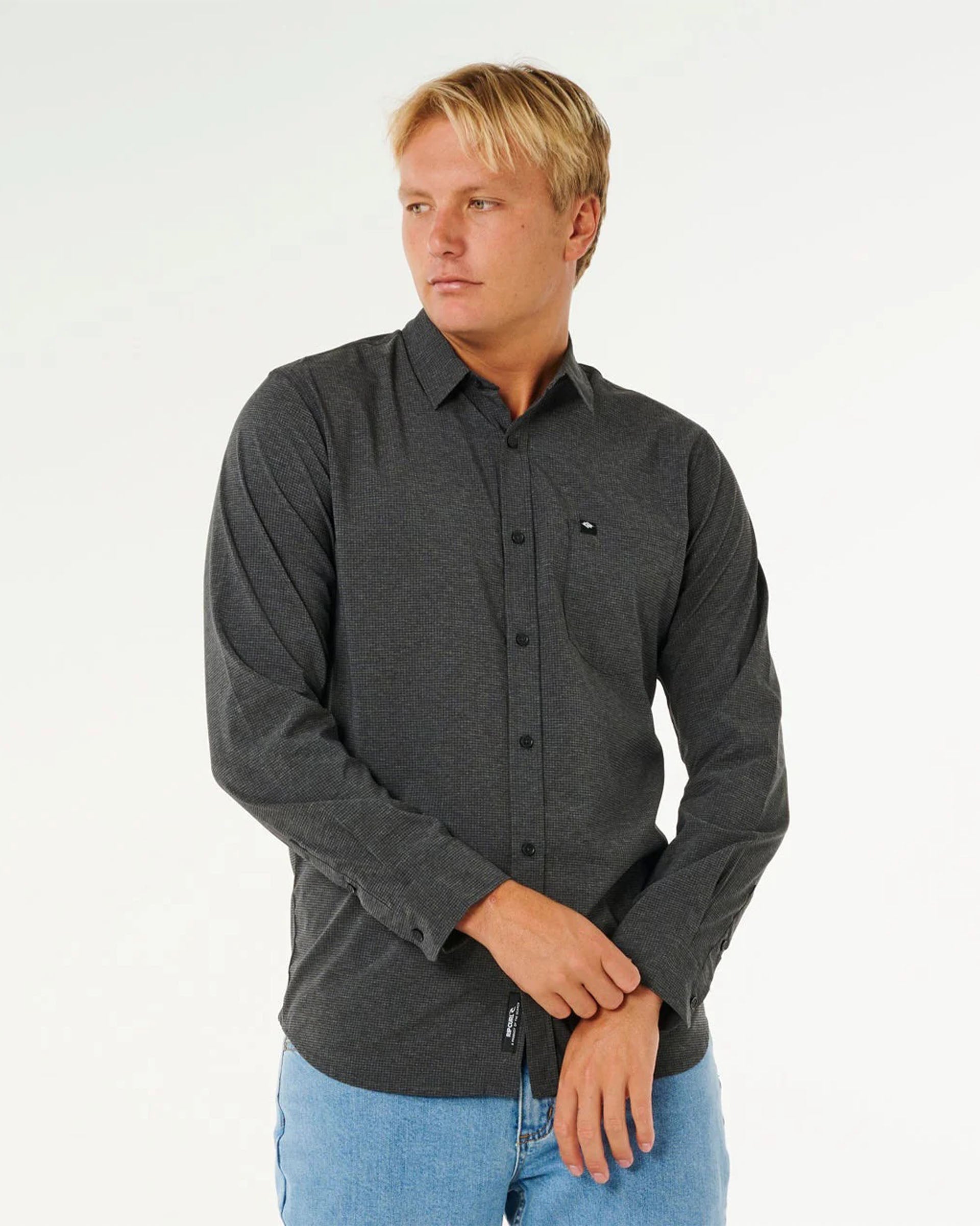 Rip Curl Classic Surf Tech Long Sleeve Shirt - Black