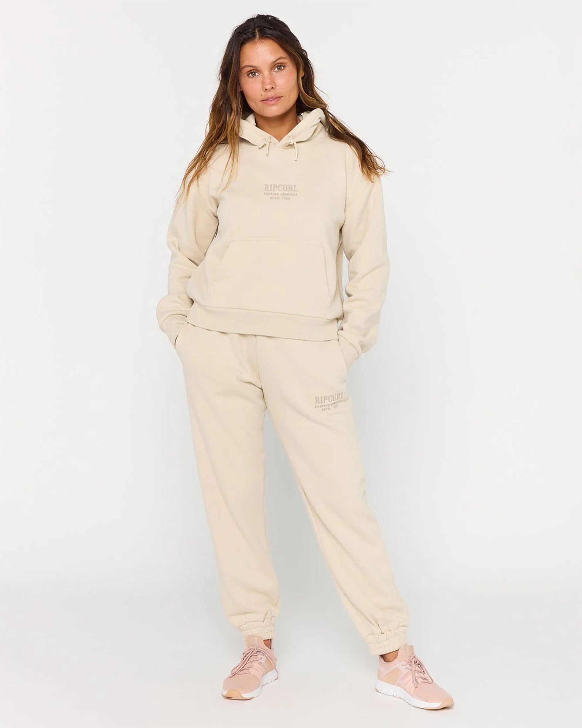 Rip Curl Women's Surf Staple Track Pant - Natural
