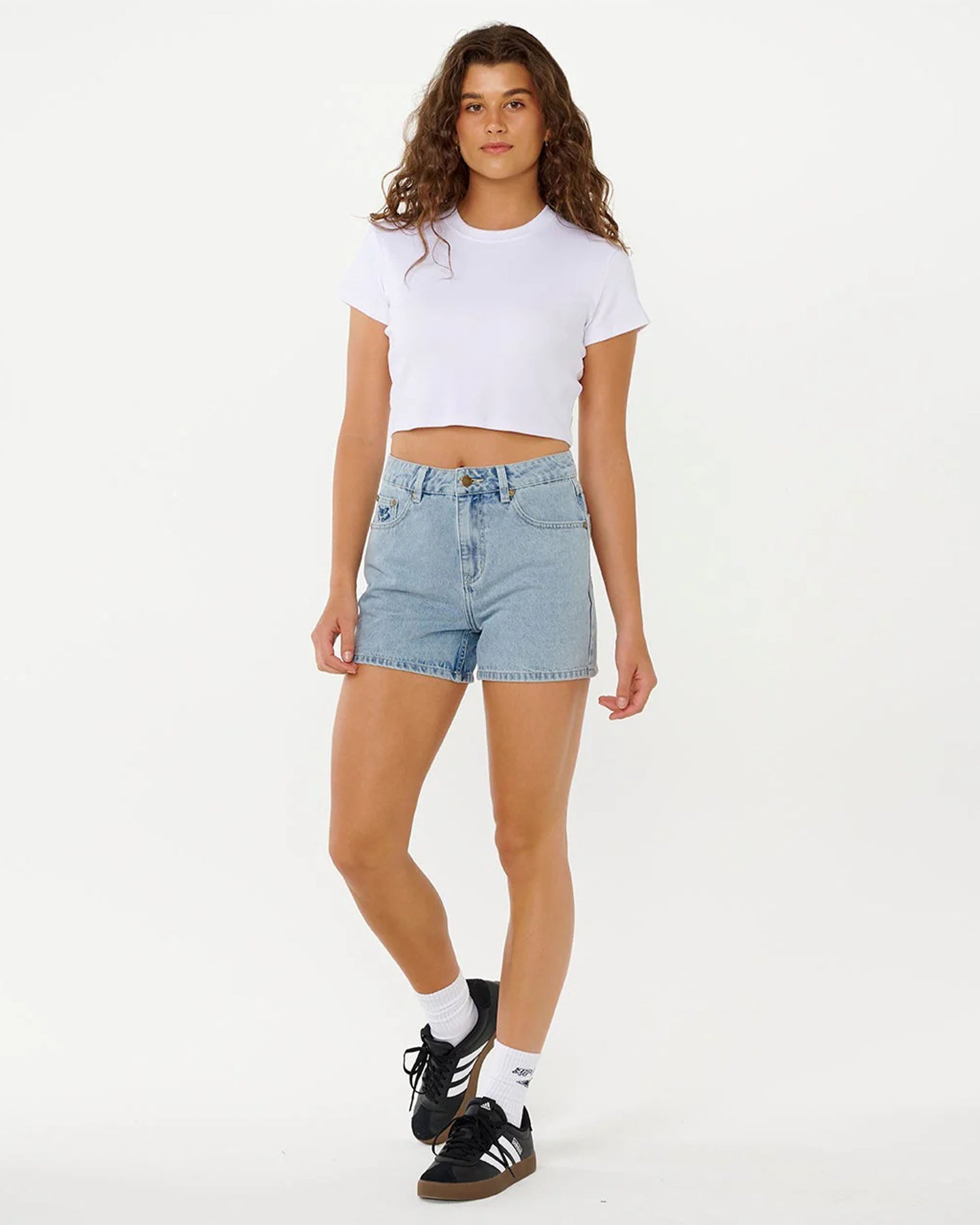 Rip Curl Women's Tabby Denim Short - Vintage Blue