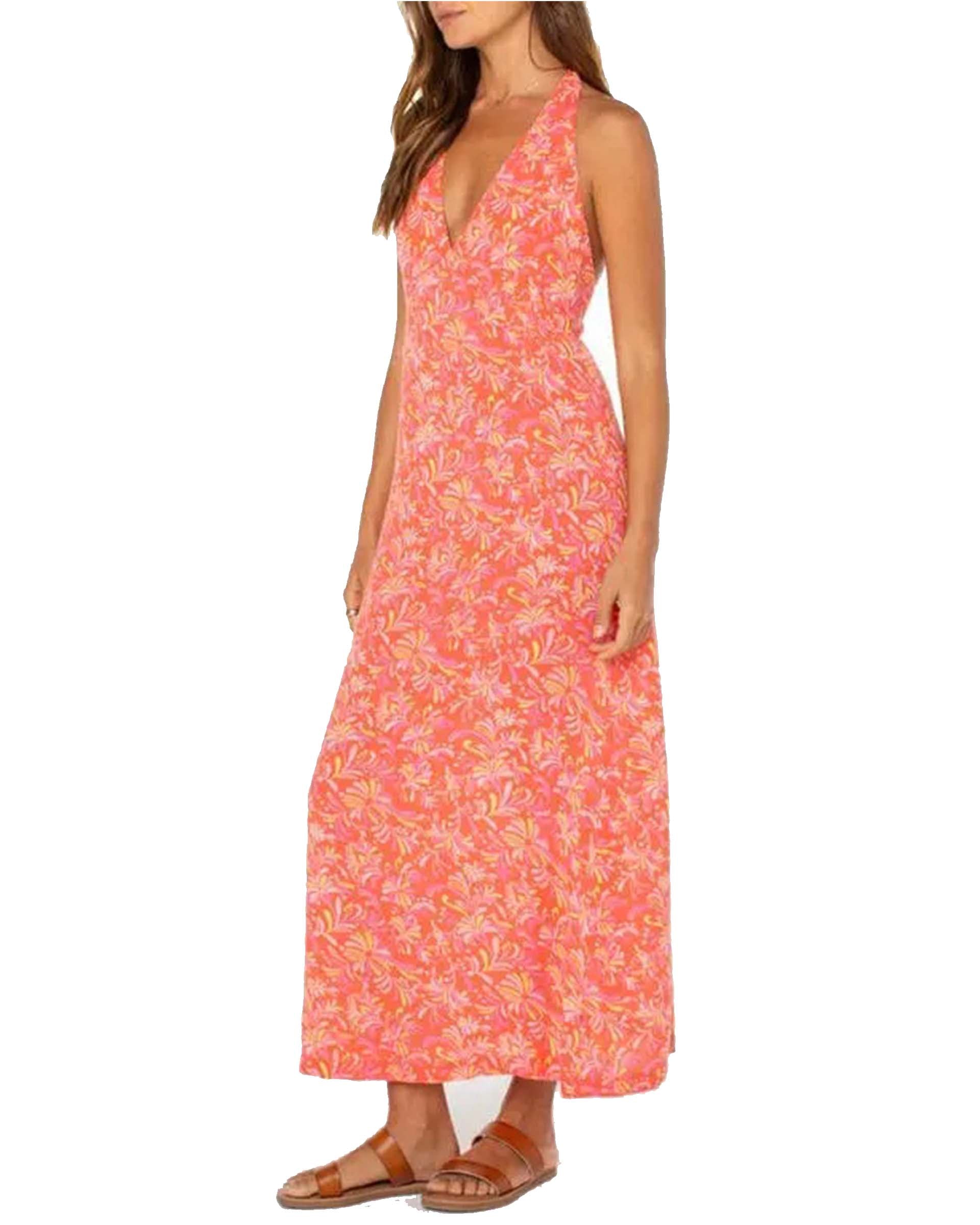 Roxy Women's Beach Day Maxi Dress - Hot Coral