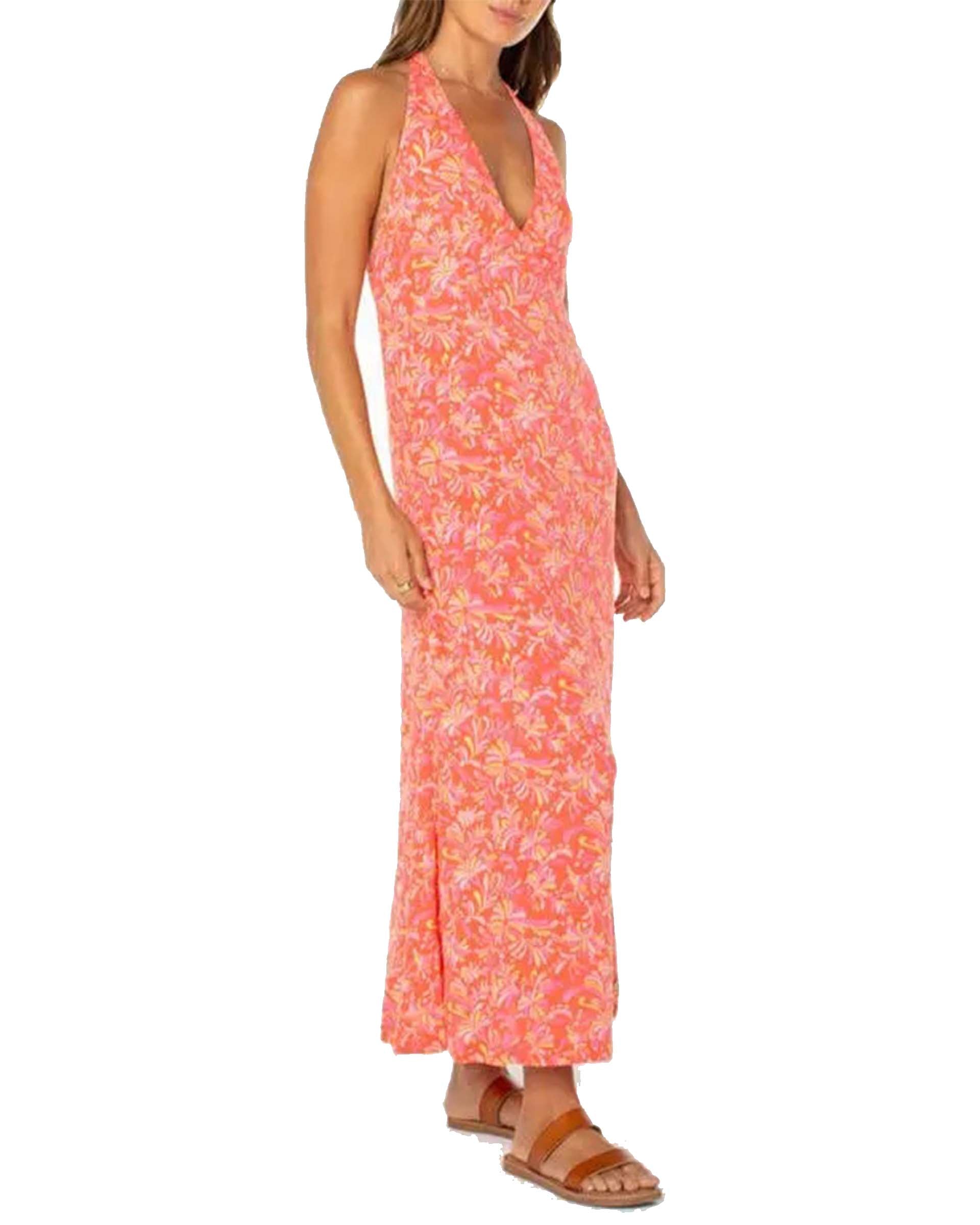 Roxy Women's Beach Day Maxi Dress - Hot Coral