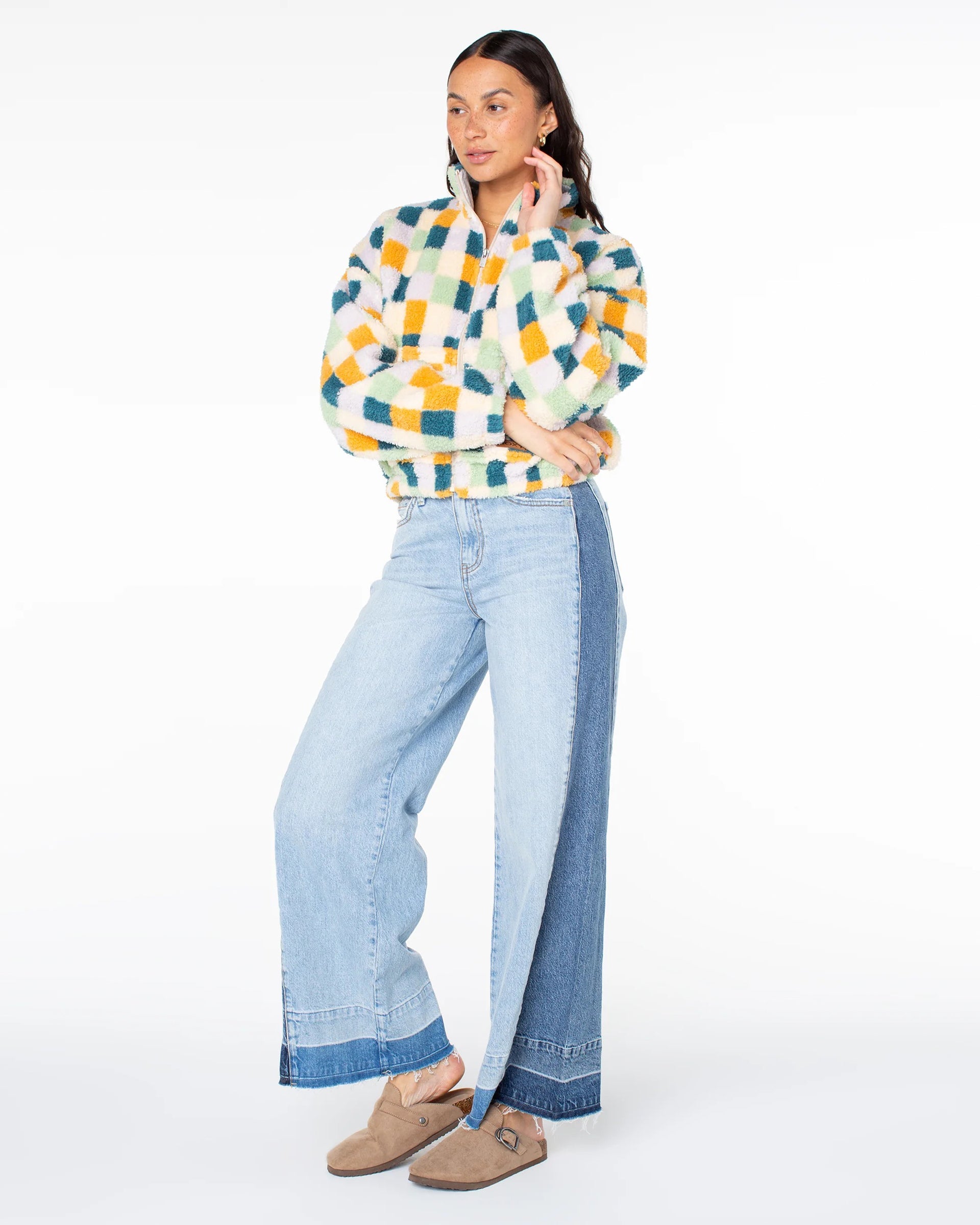 Roxy Women's Cold Surf Zip Up - Deep Lagoon