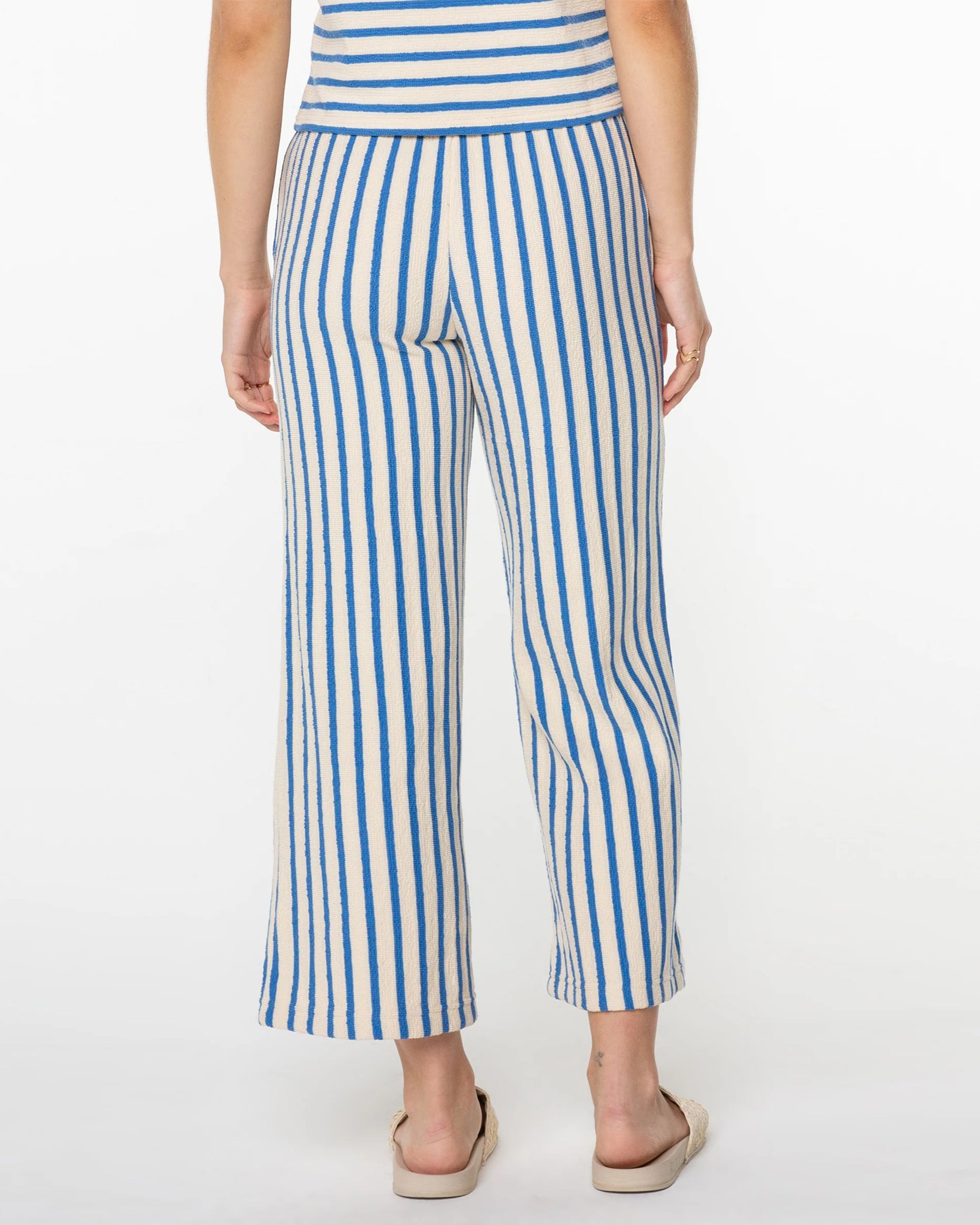 Roxy Women's Java Stripe Pants - Star Sapphire High Tide Stripe