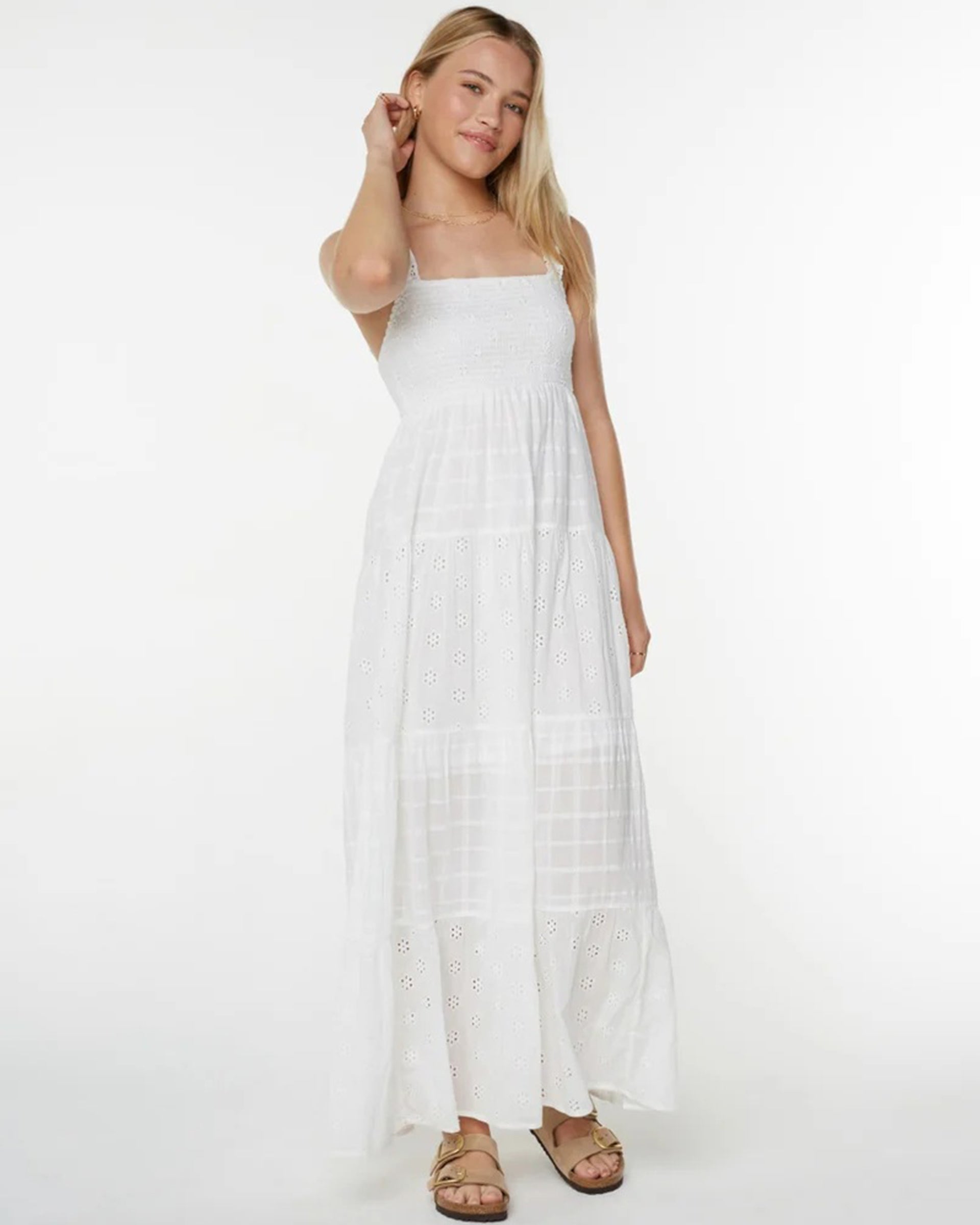 Roxy Women's Lily Bloom Maxi Dress - White