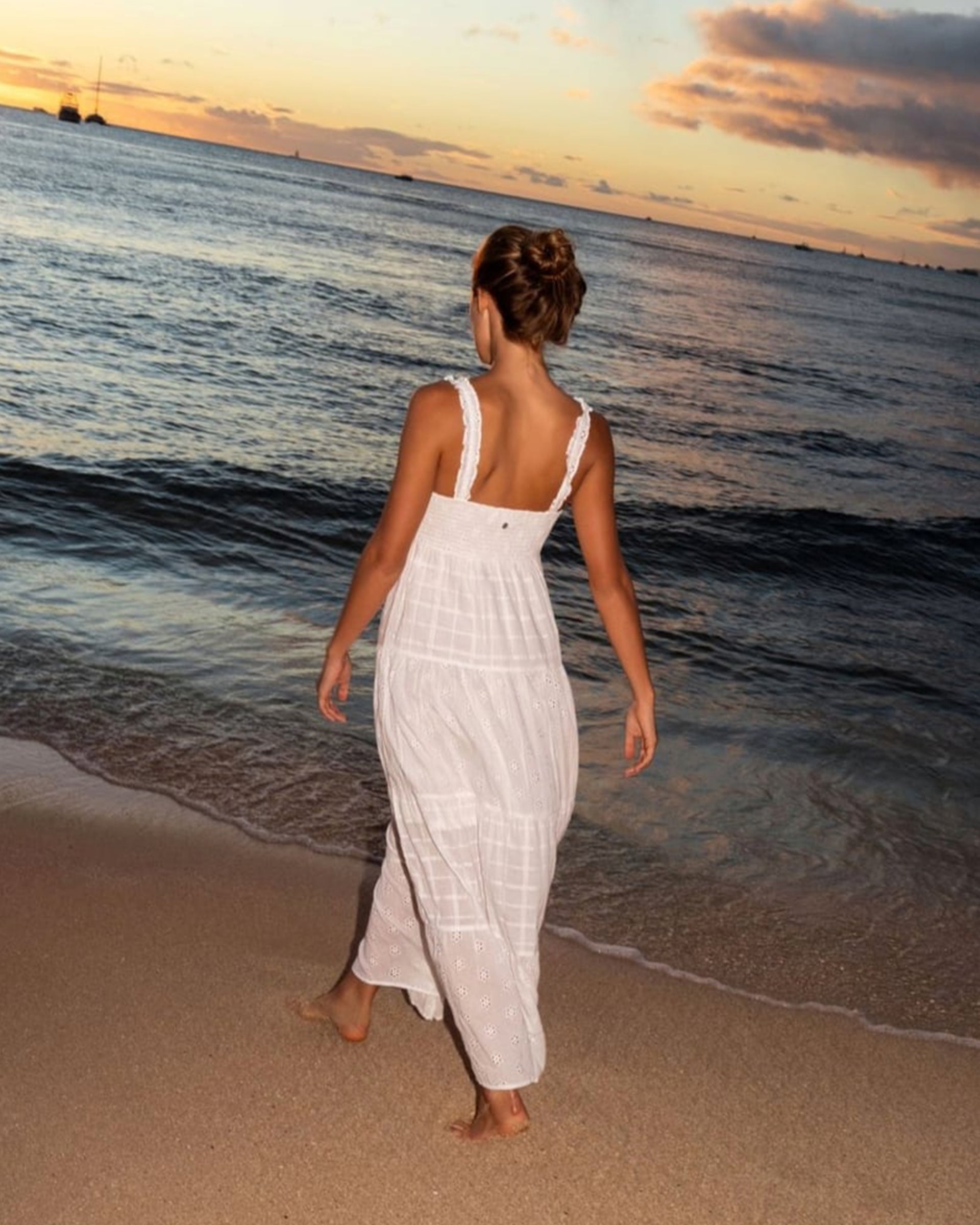 Roxy Women's Lily Bloom Maxi Dress - White