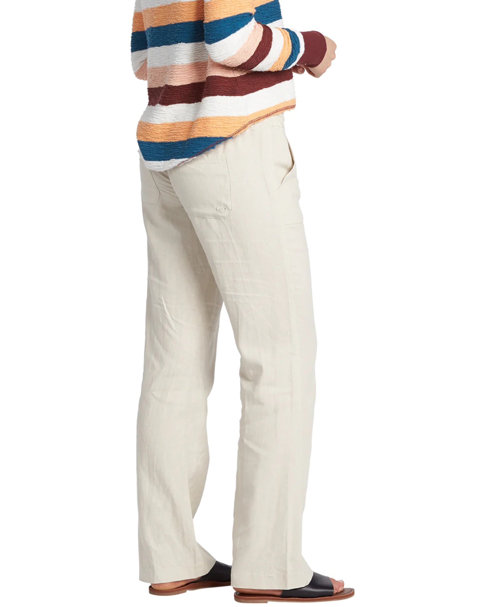 Roxy Women's Oceanside Pant - Stone Solid