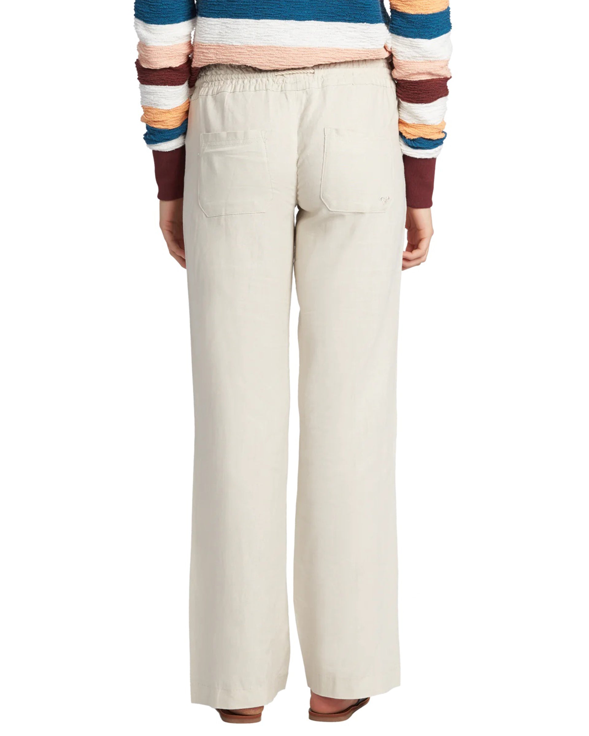 Roxy Women's Oceanside Pant - Stone Solid