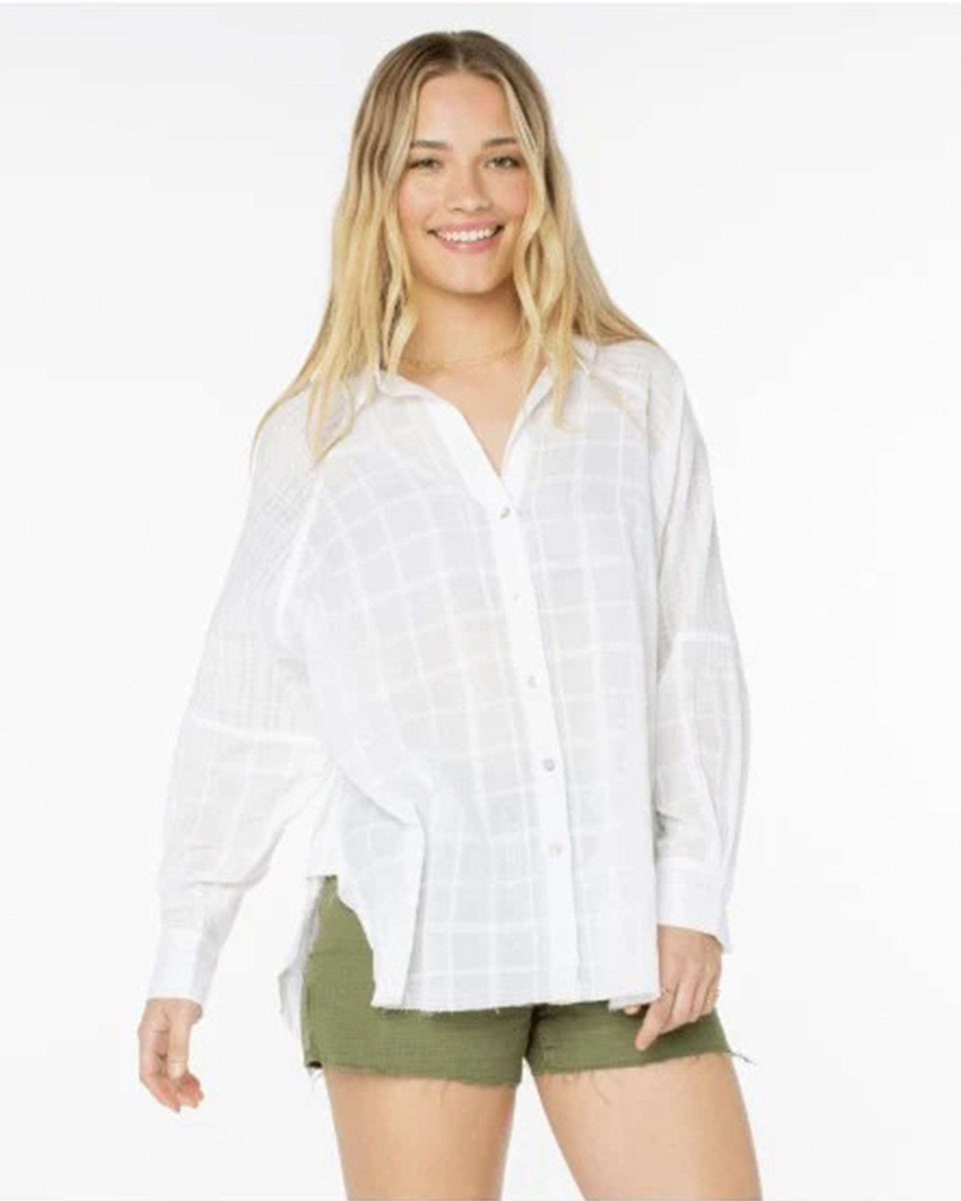 Roxy Women's Out Of Office Shirt - White