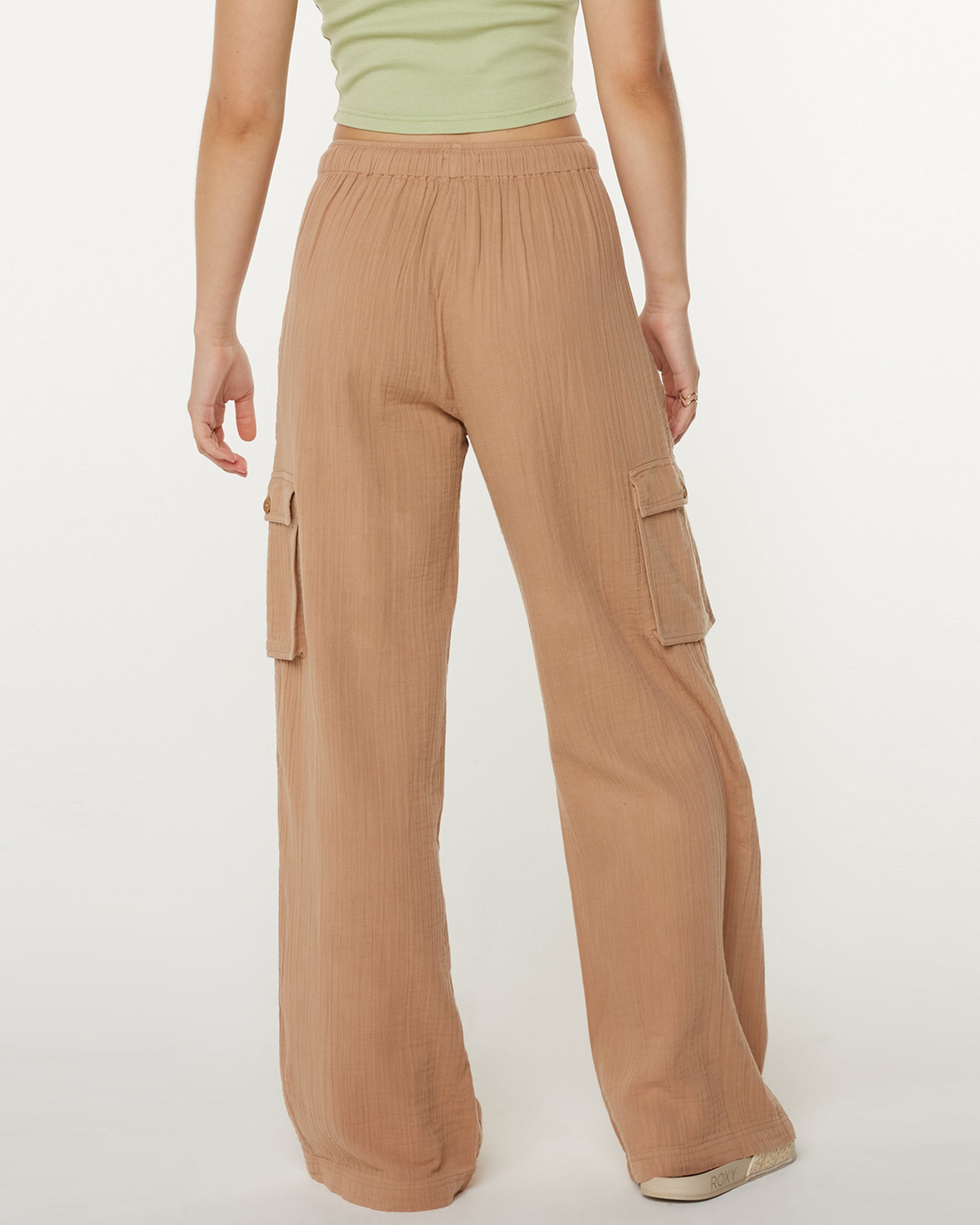 Roxy Women's Precious Cargo Solid Pants - Praline Solid