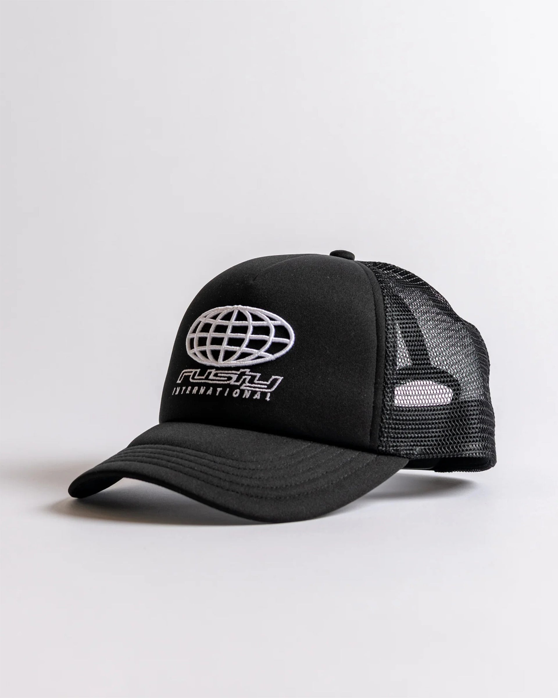 Rusty Domination Trucker Hat - Black