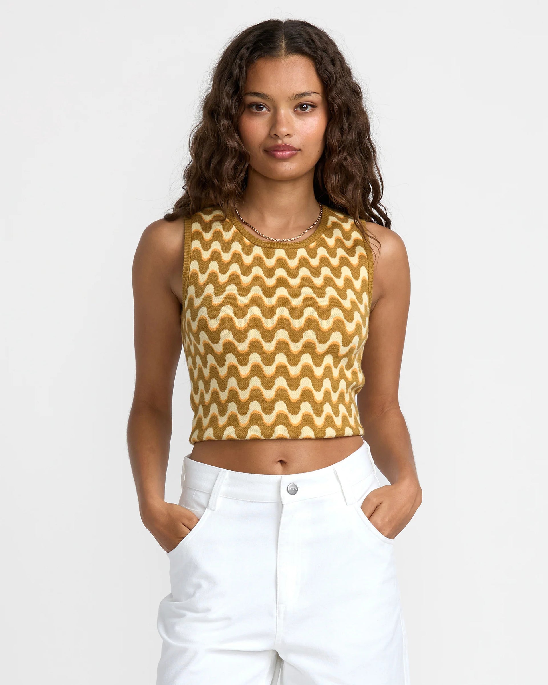 RVCA Women's Alexa Sweater - Vintage Green