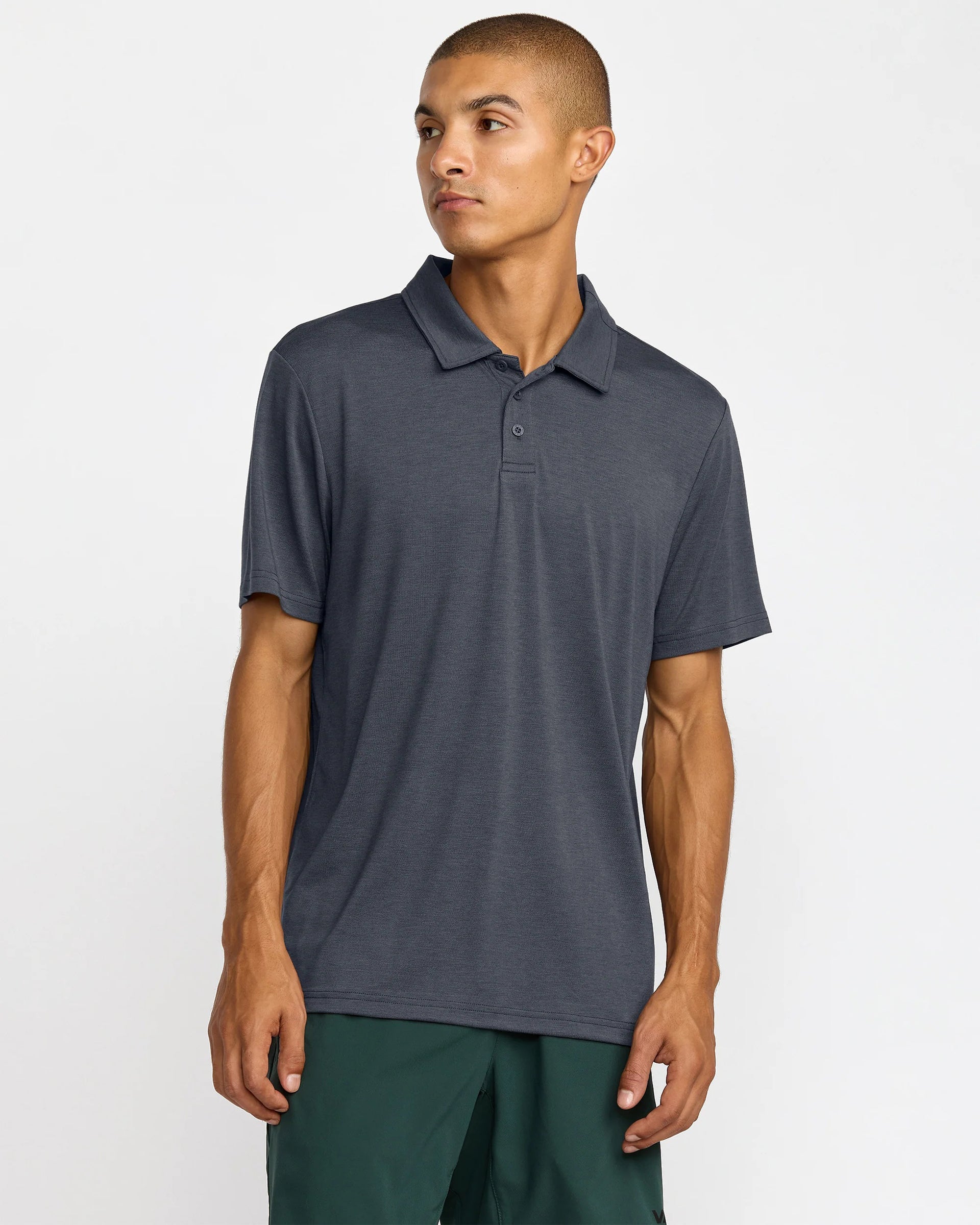 RVCA Balance Polo - Garage Blue