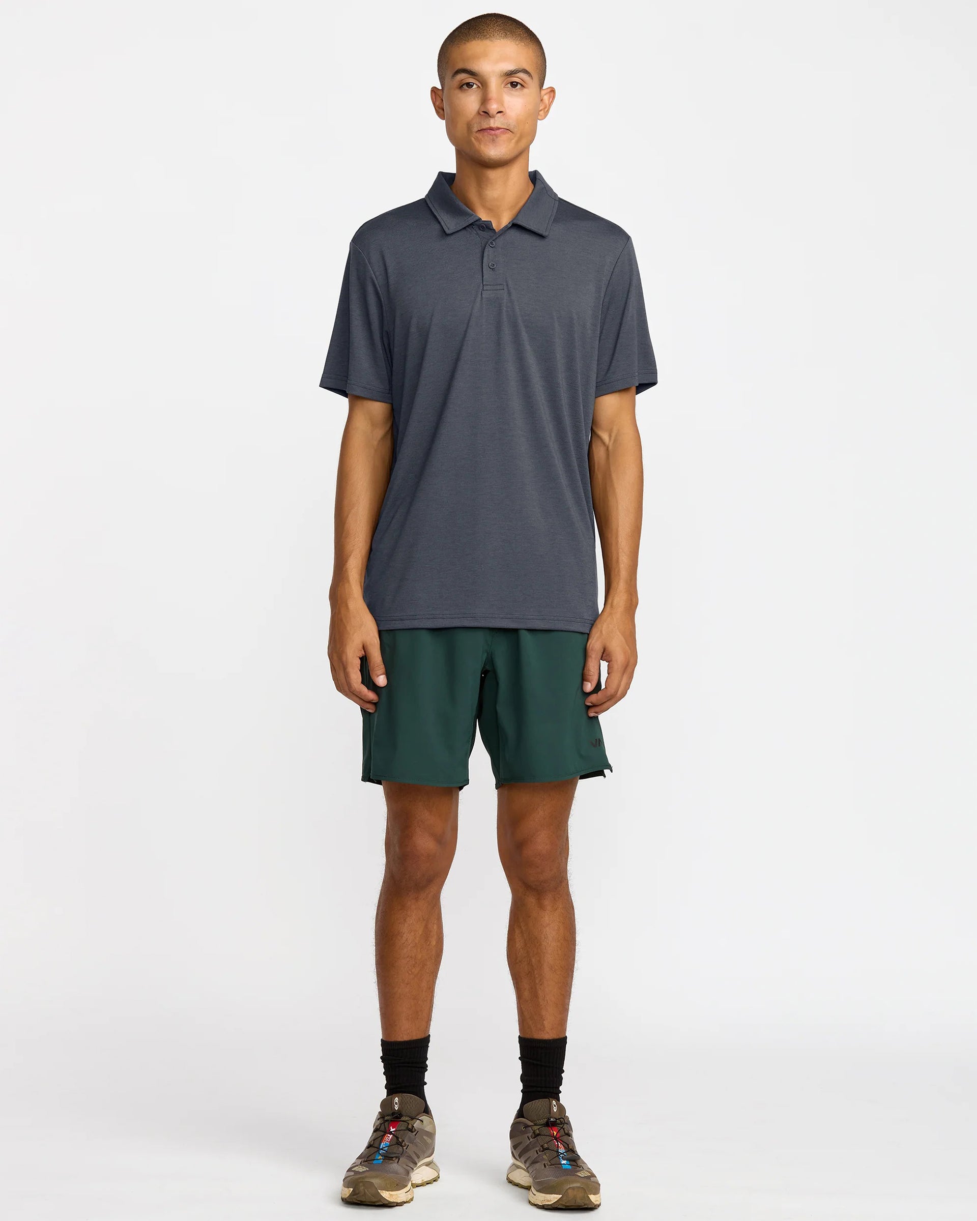 RVCA Balance Polo - Garage Blue