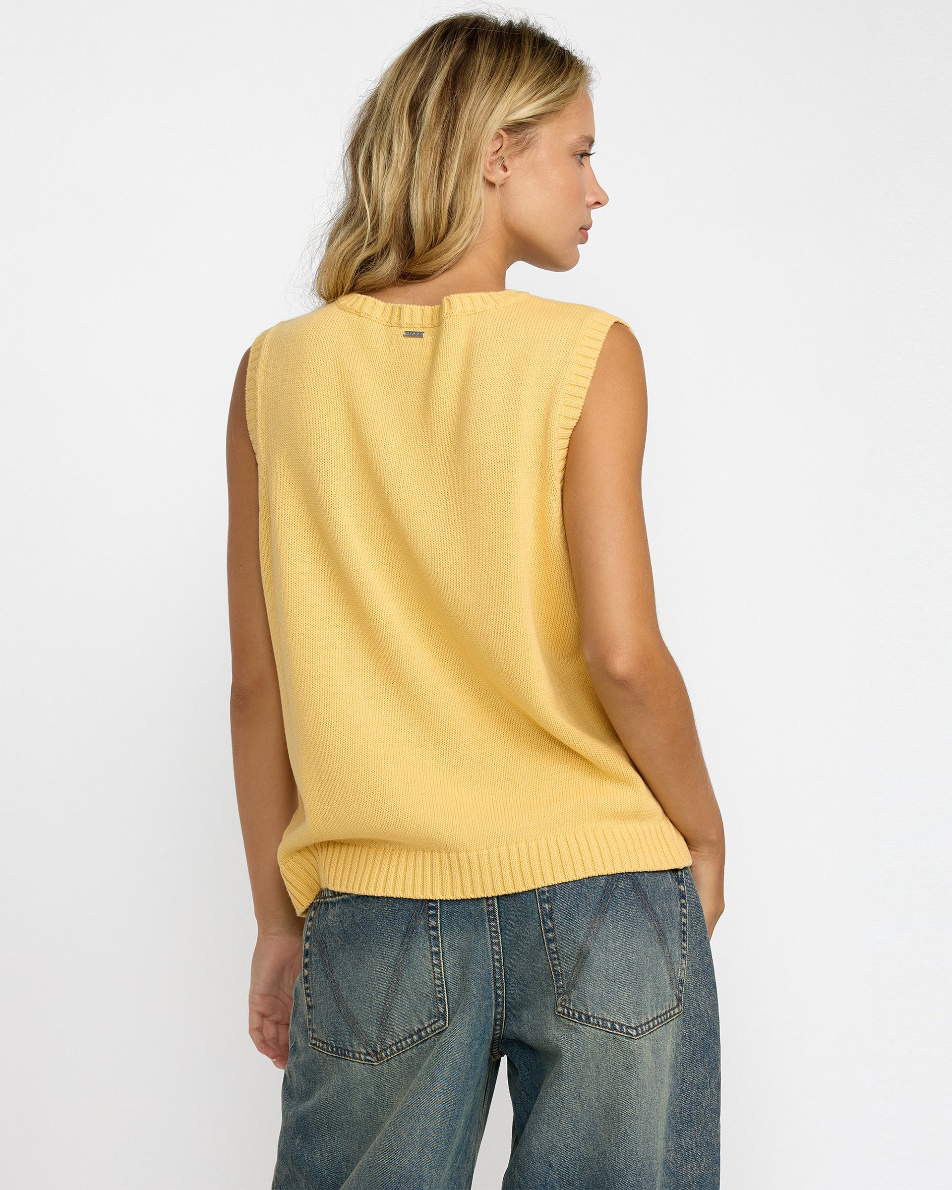 Carrie Sweater Vest - Sanddune