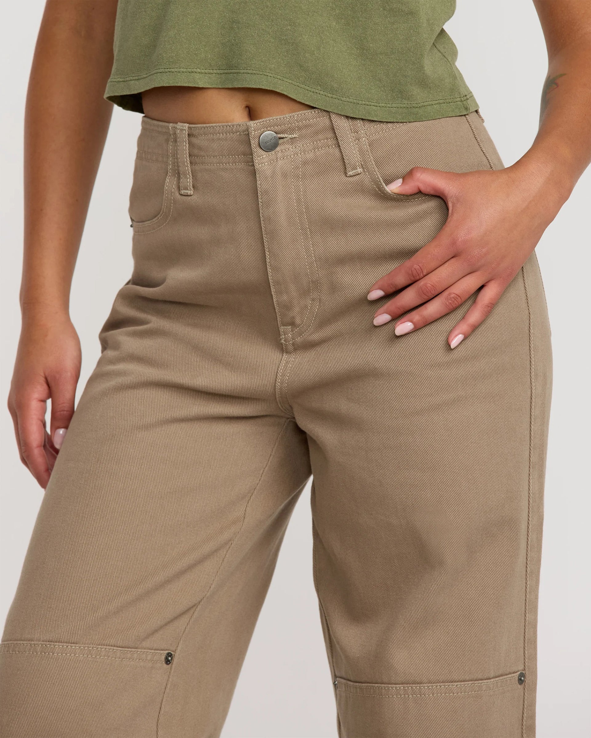 RVCA Women's Dayshift Pant - Desert Taupe