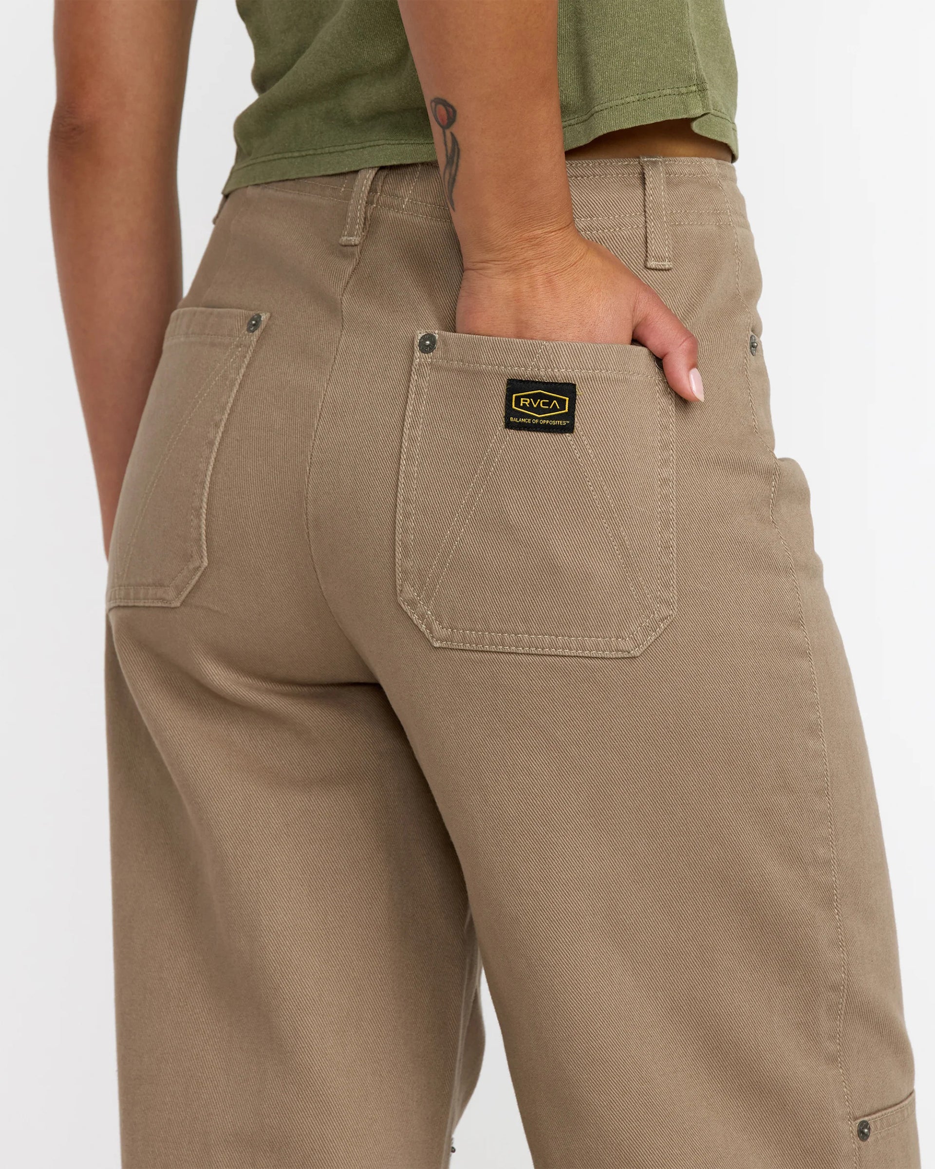 RVCA Women's Dayshift Pant - Desert Taupe