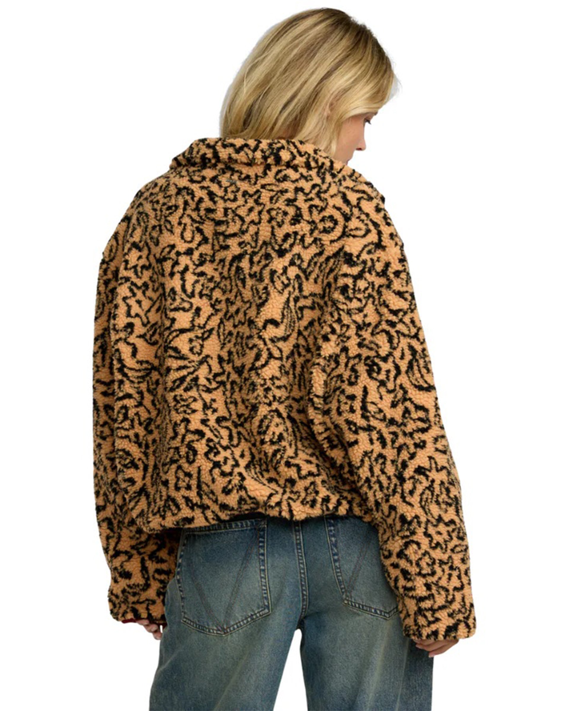 RVCA Women's Oh Hush Sherpa Jacket - Ochre