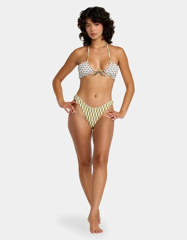 Strange Ways Halter Bandeau Bikini Top - Sky Blue