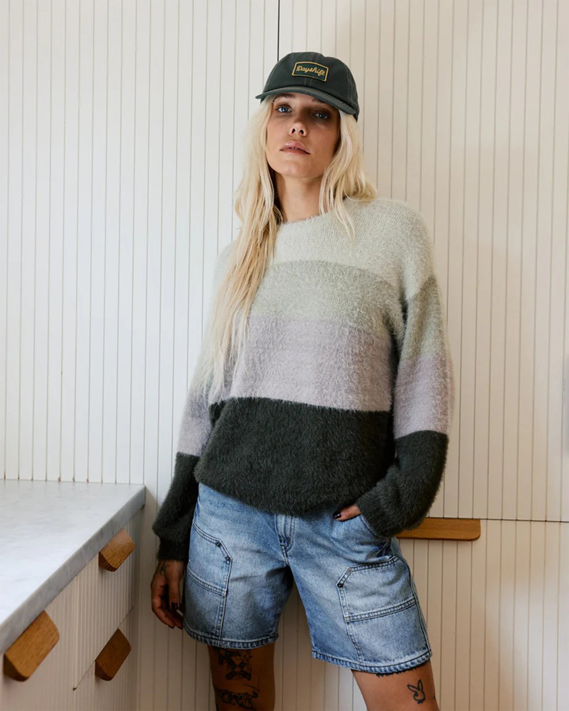 RVCA Women's Ty Sweater - Cypress Green