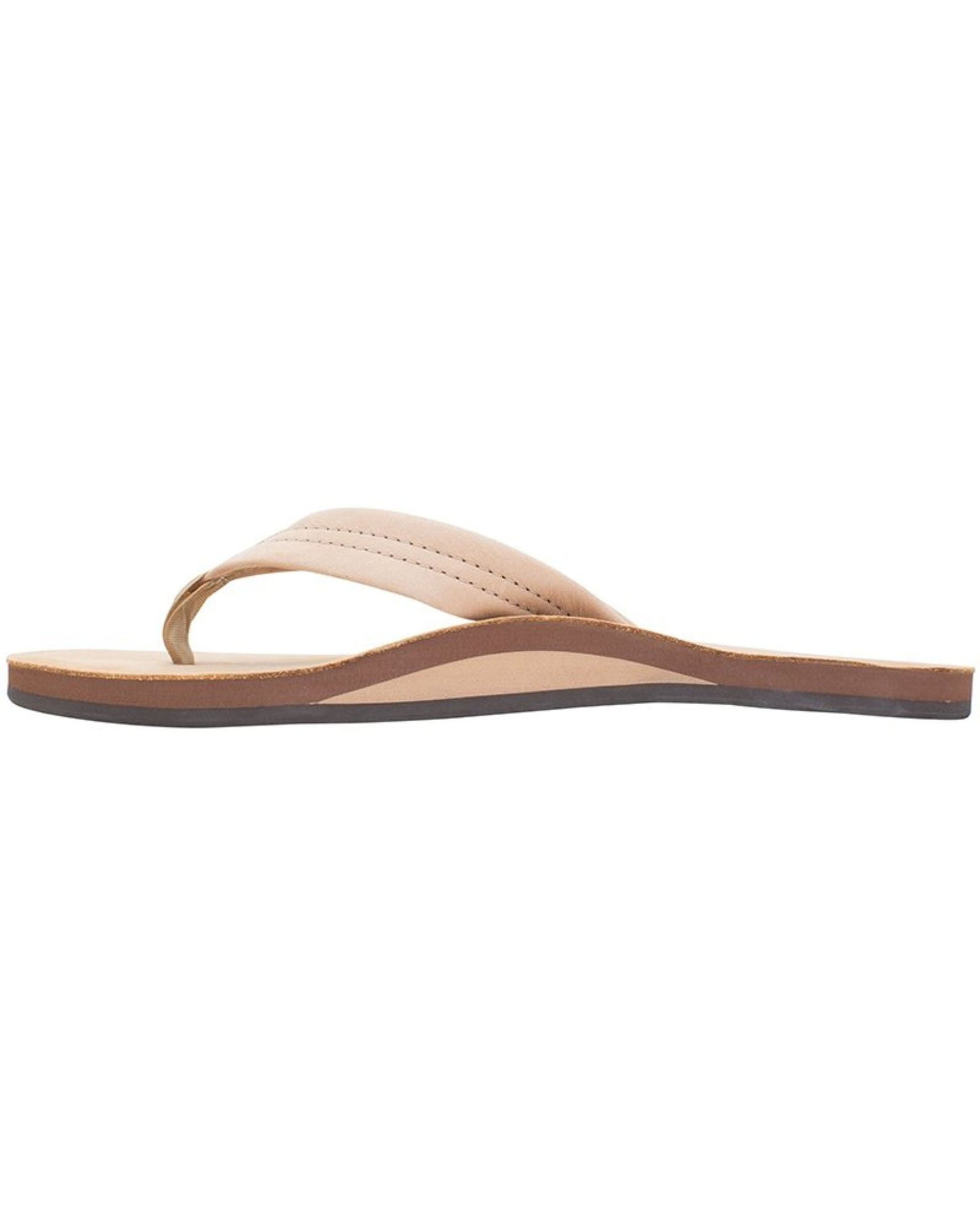 Rainbow Men's Premier Leather Single Layer Arch Sandals - Sierra Brown