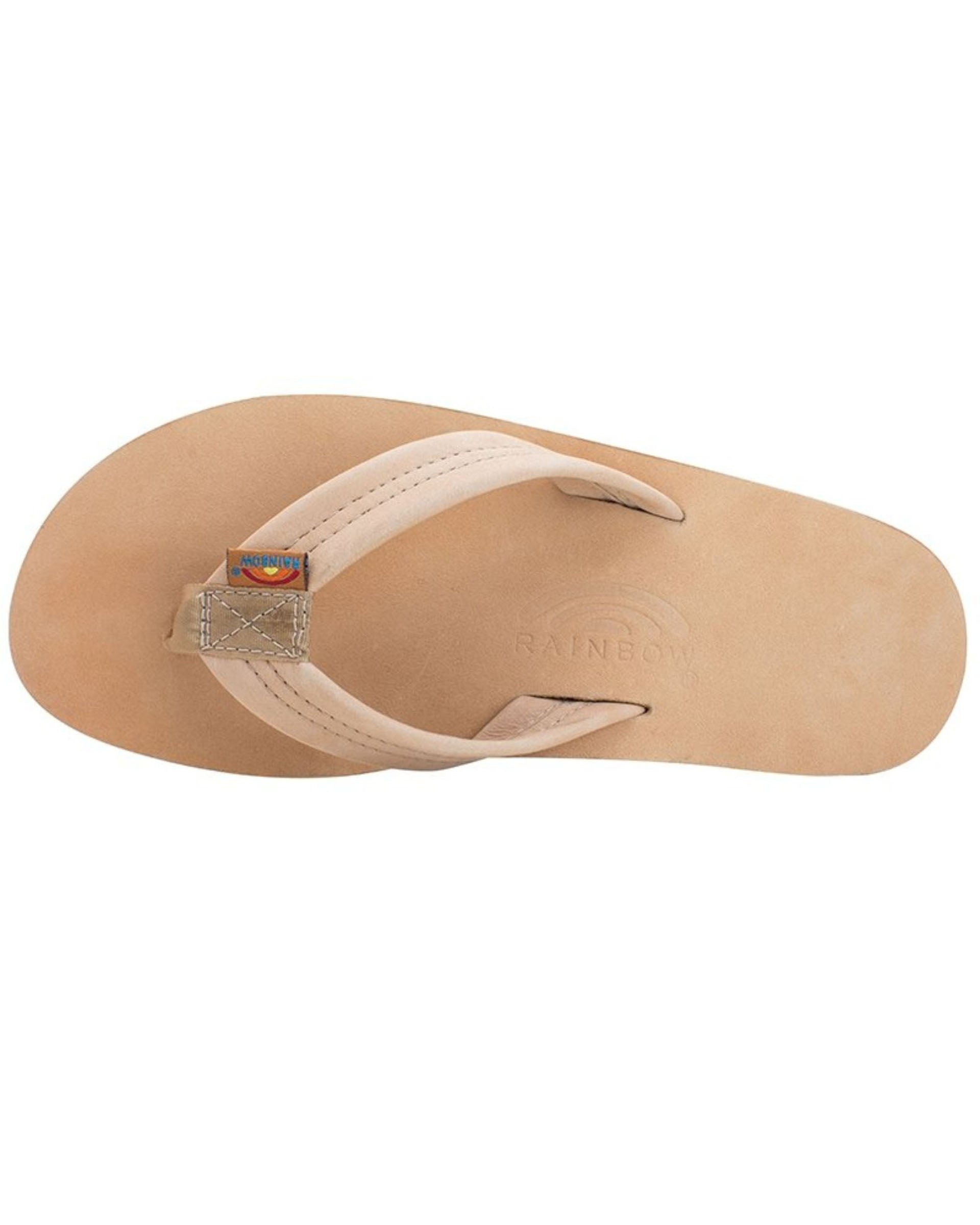 Rainbow Men's Premier Leather Single Layer Arch Sandals - Sierra Brown