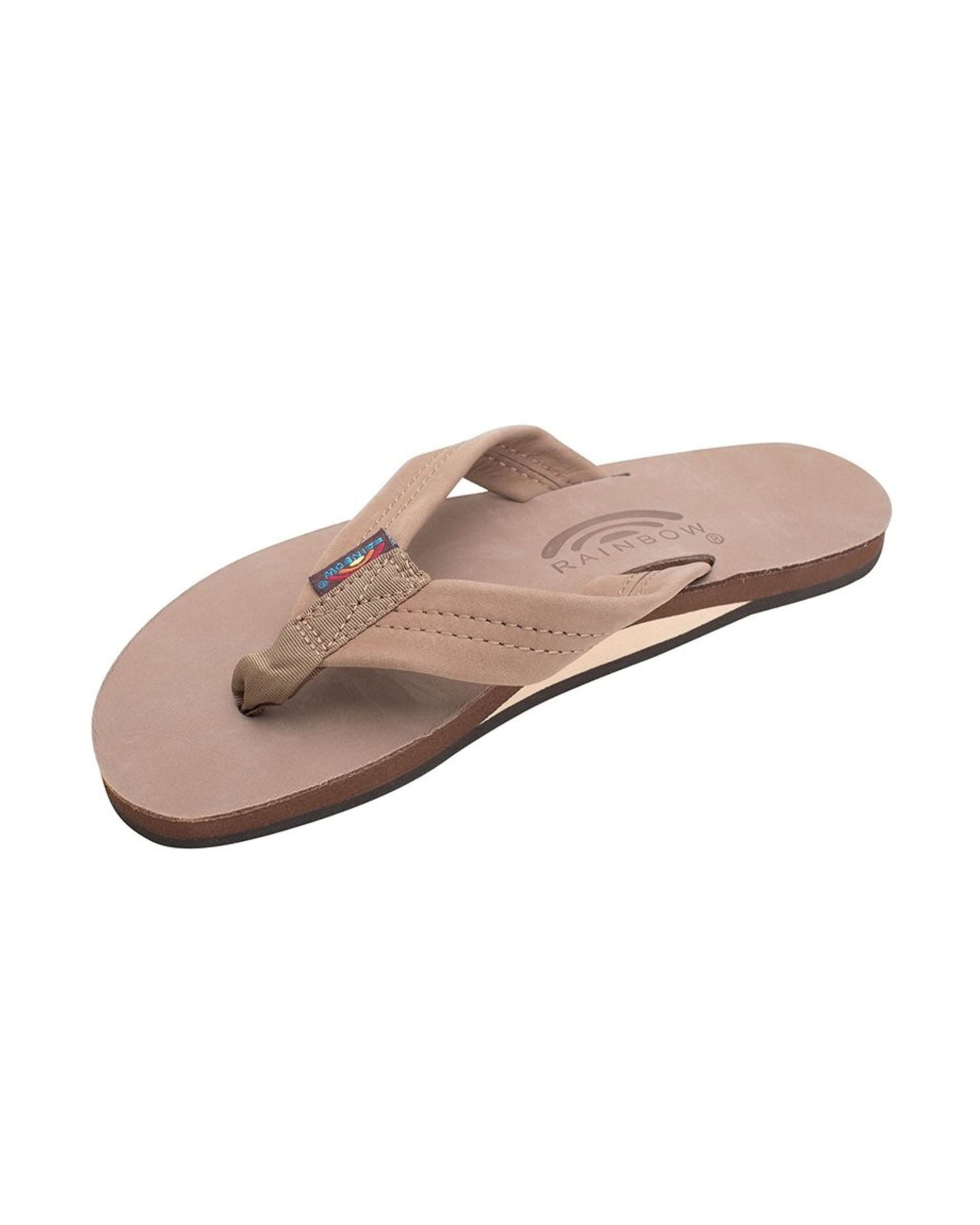 Rainbow Women's Single Layer Arch Sandals - Dark Brown