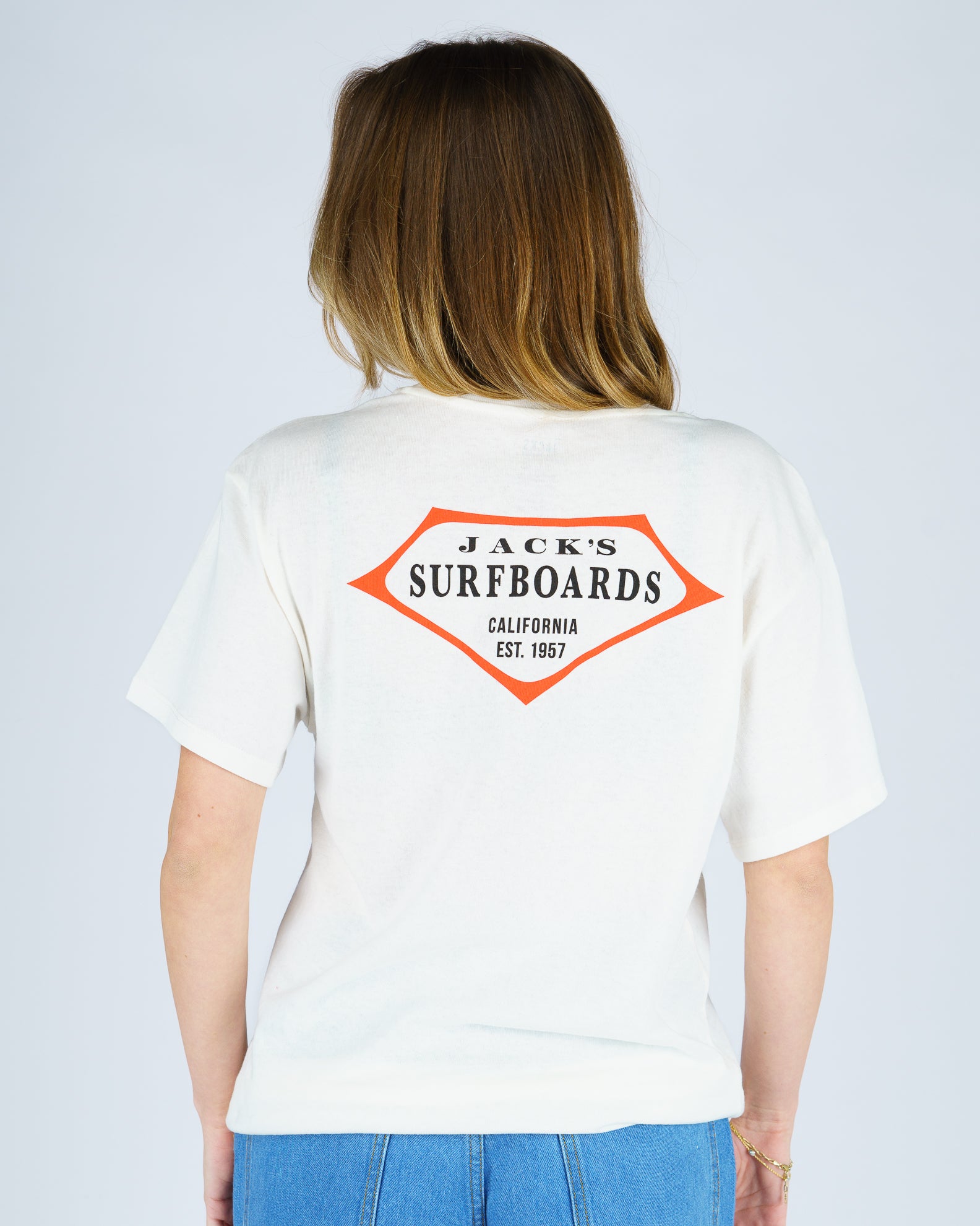 Retro Lam S/S Tee - White