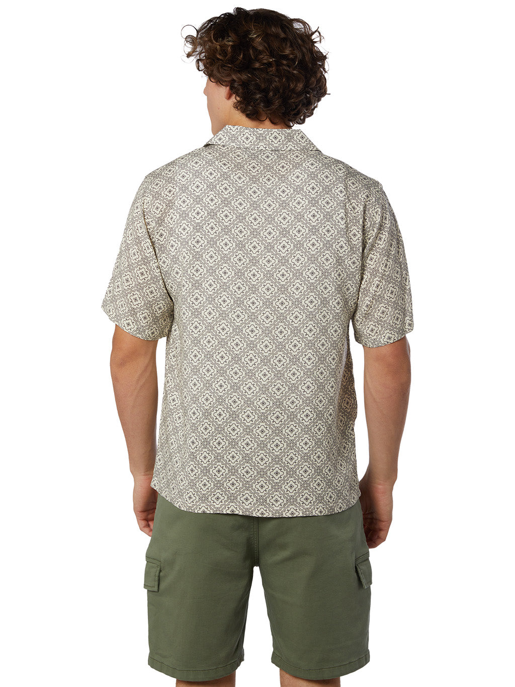 Ezekiel Men's Riviera Camp Shirt - Bone