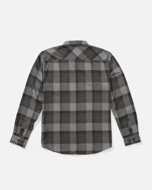Salty Crew Early Bird Flannel - Charcoal