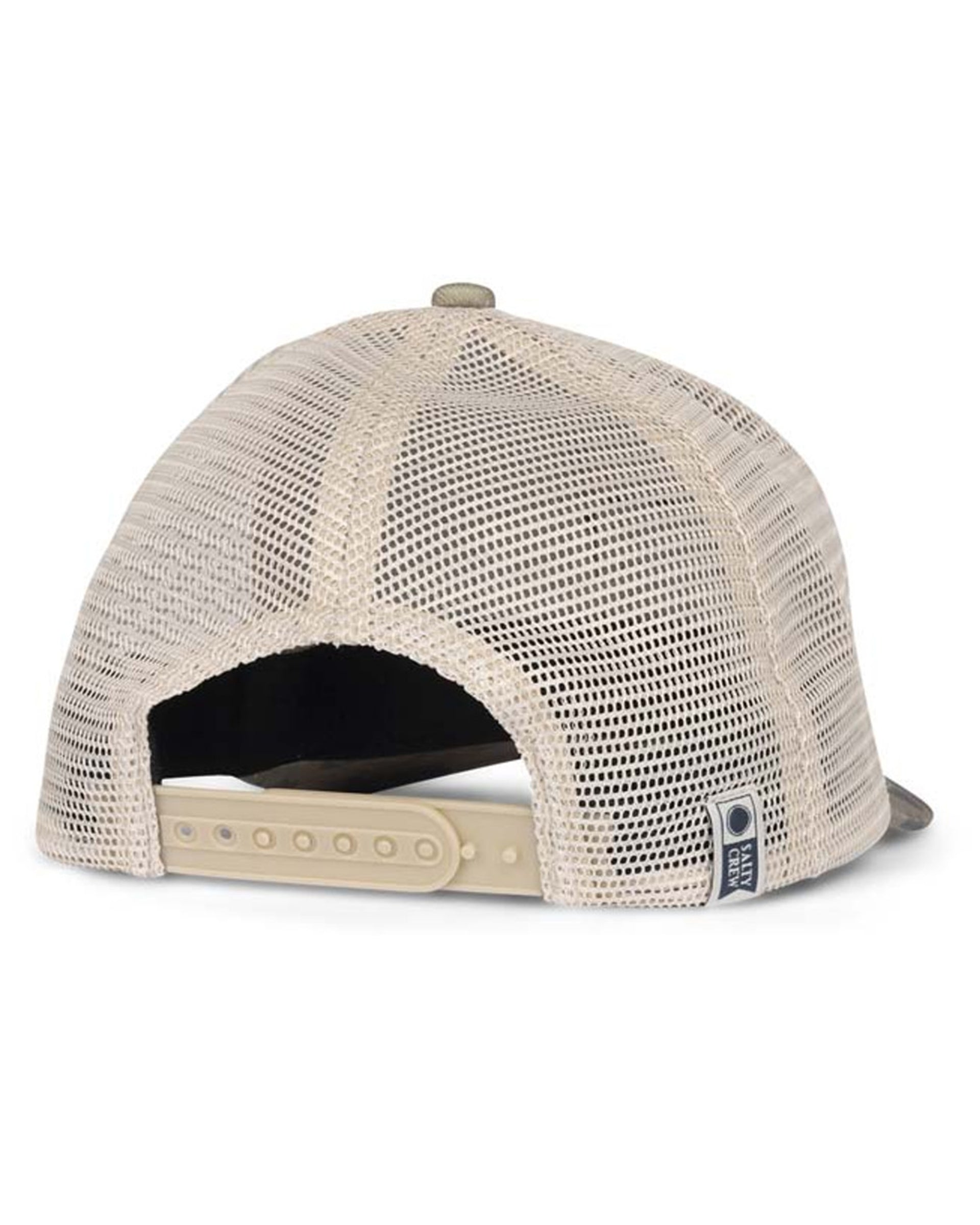 Salty Crews Boys Pinnacle Retro Trucker Hat - Sand/Camo
