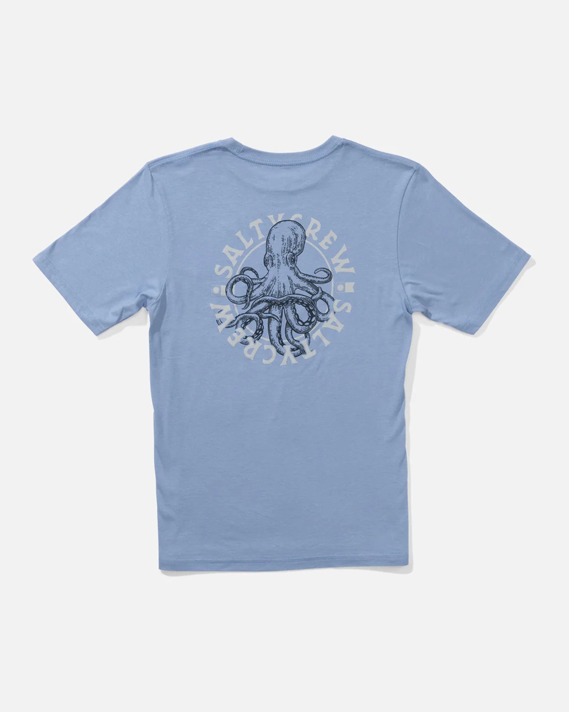 Salty Crew Boy's Tentacles Short Sleeve T-Shirt - Marine Blue