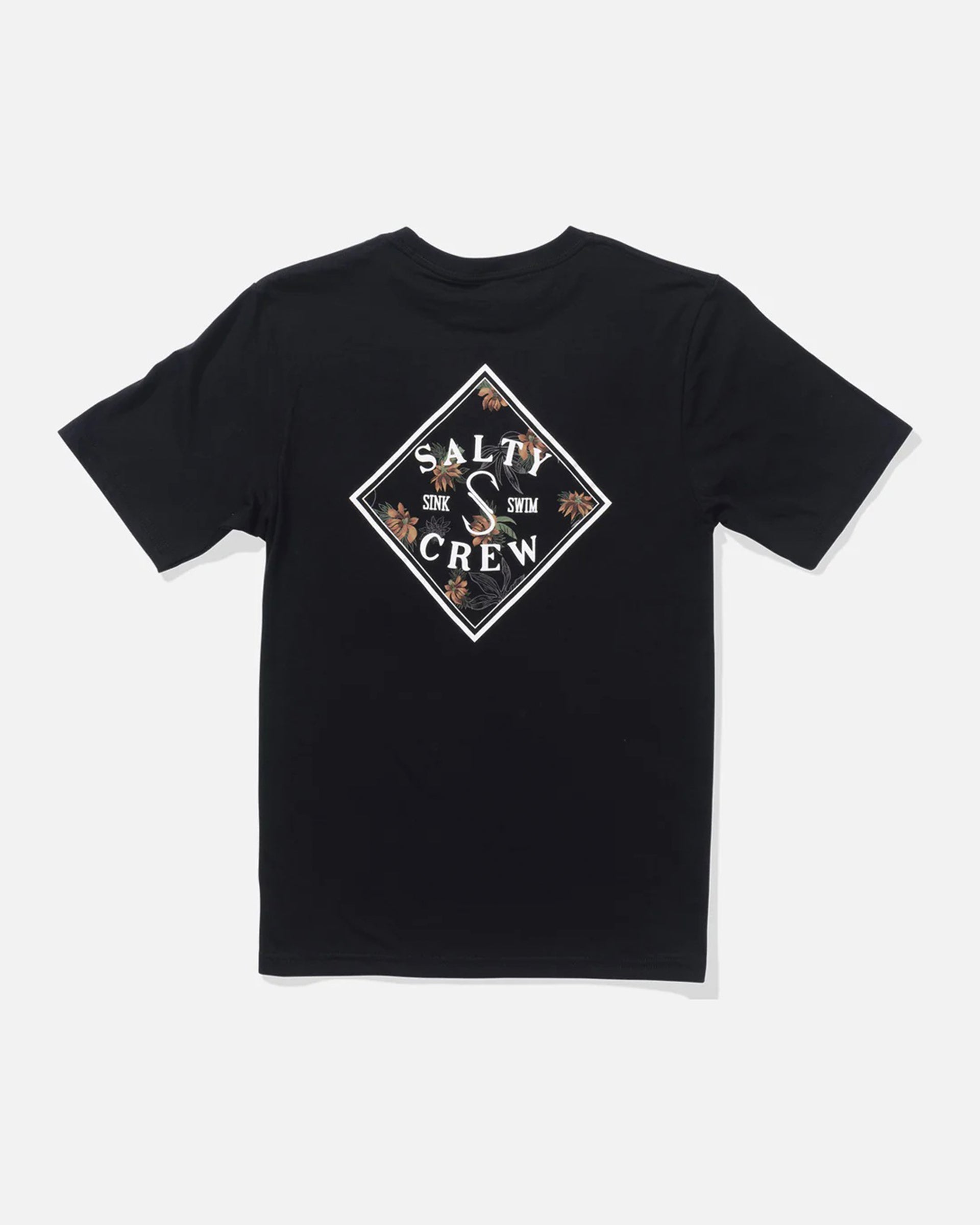 Salty Crew Boy's Tippet Fill Short Sleeve T-Shirt - Black