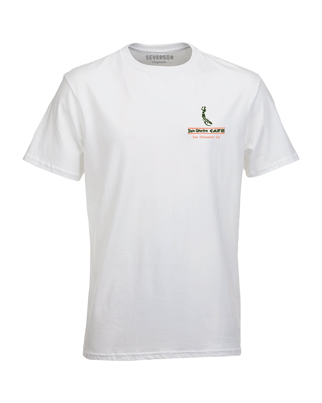 Severson Originals San Onofre Cafe T-Shirt-White