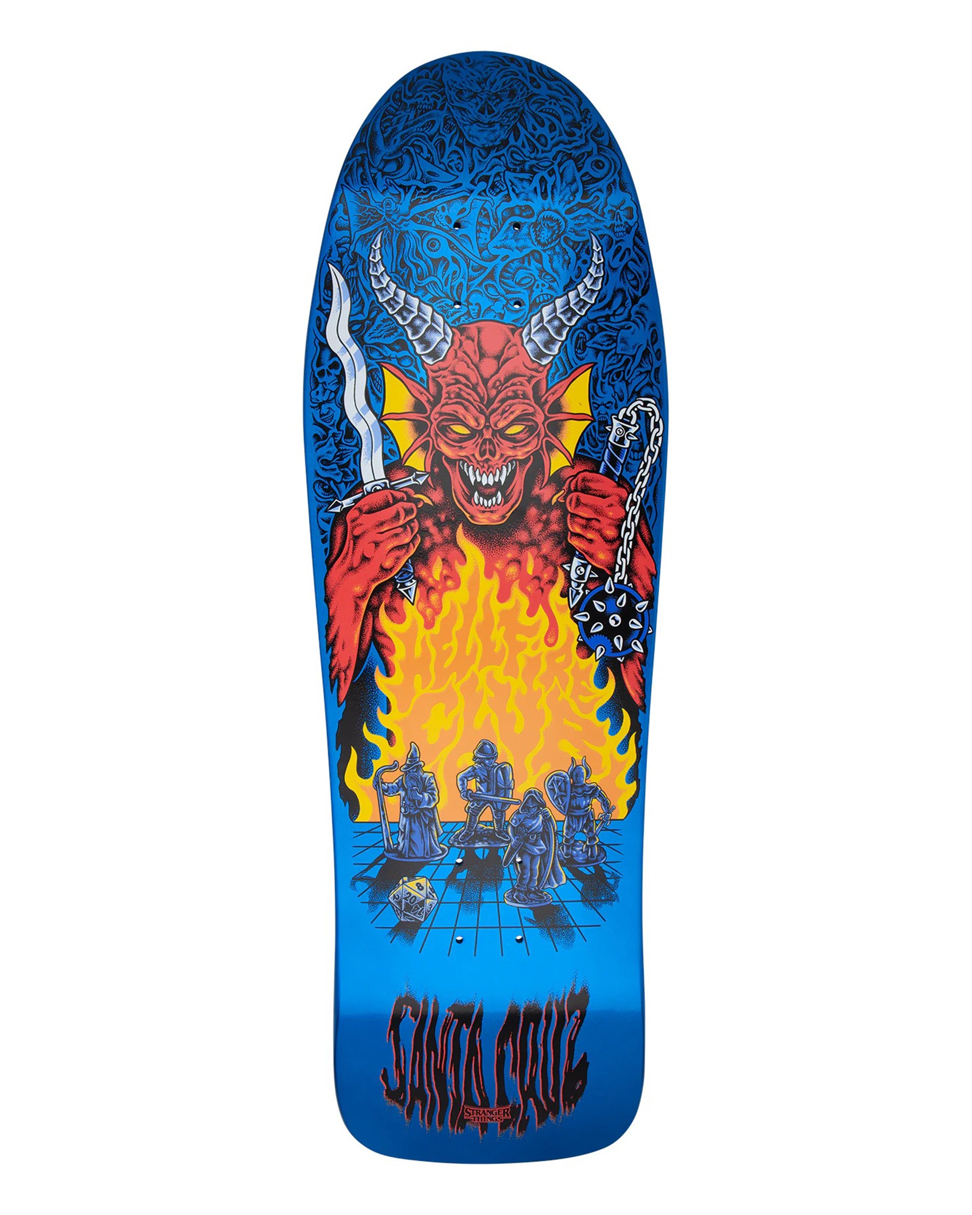 Santa Cruz Stranger Things Knox Hellfire Pit 10.07" Deck