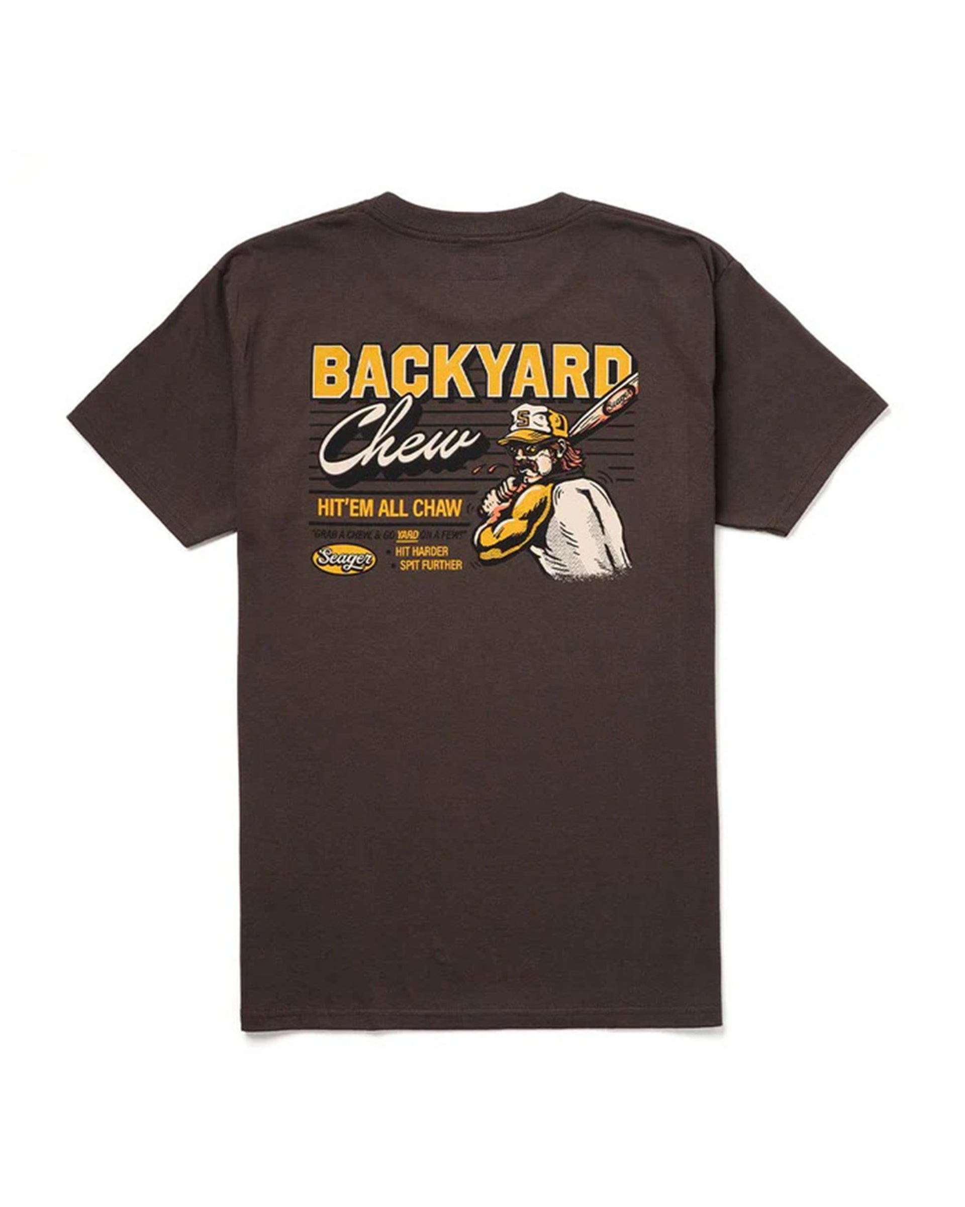 Seager Co. Backyard Chew Short Sleeve T-Shirt - Brown