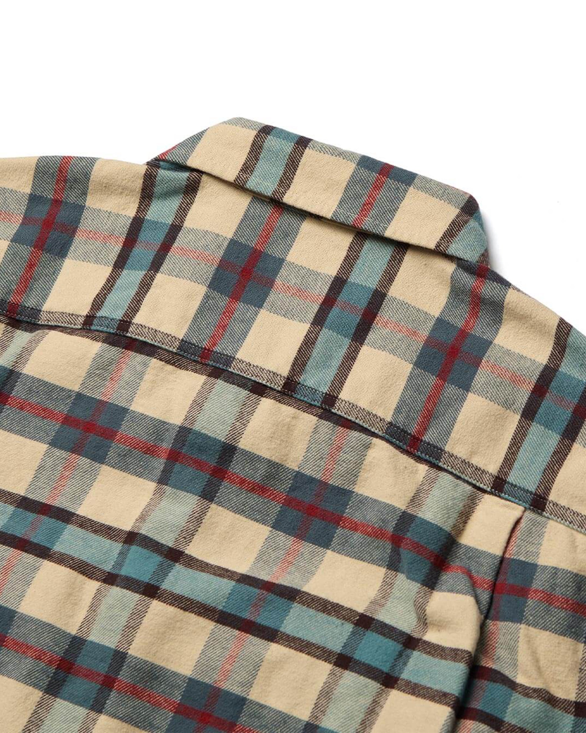 Seager Co. Calico Flannel - Cream Plaid