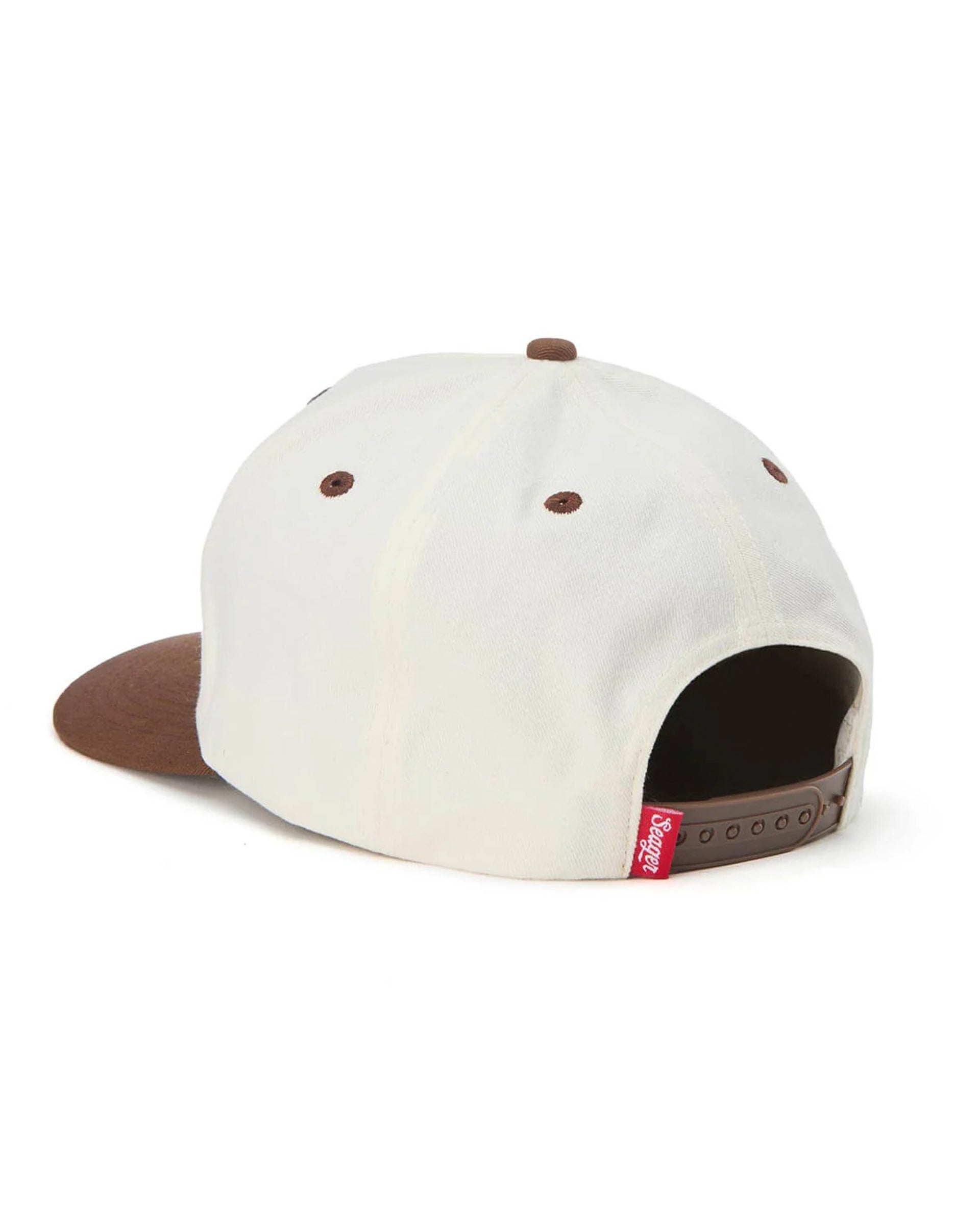 Seager Co. Rodeo Snapback Hat - Cream/Brown