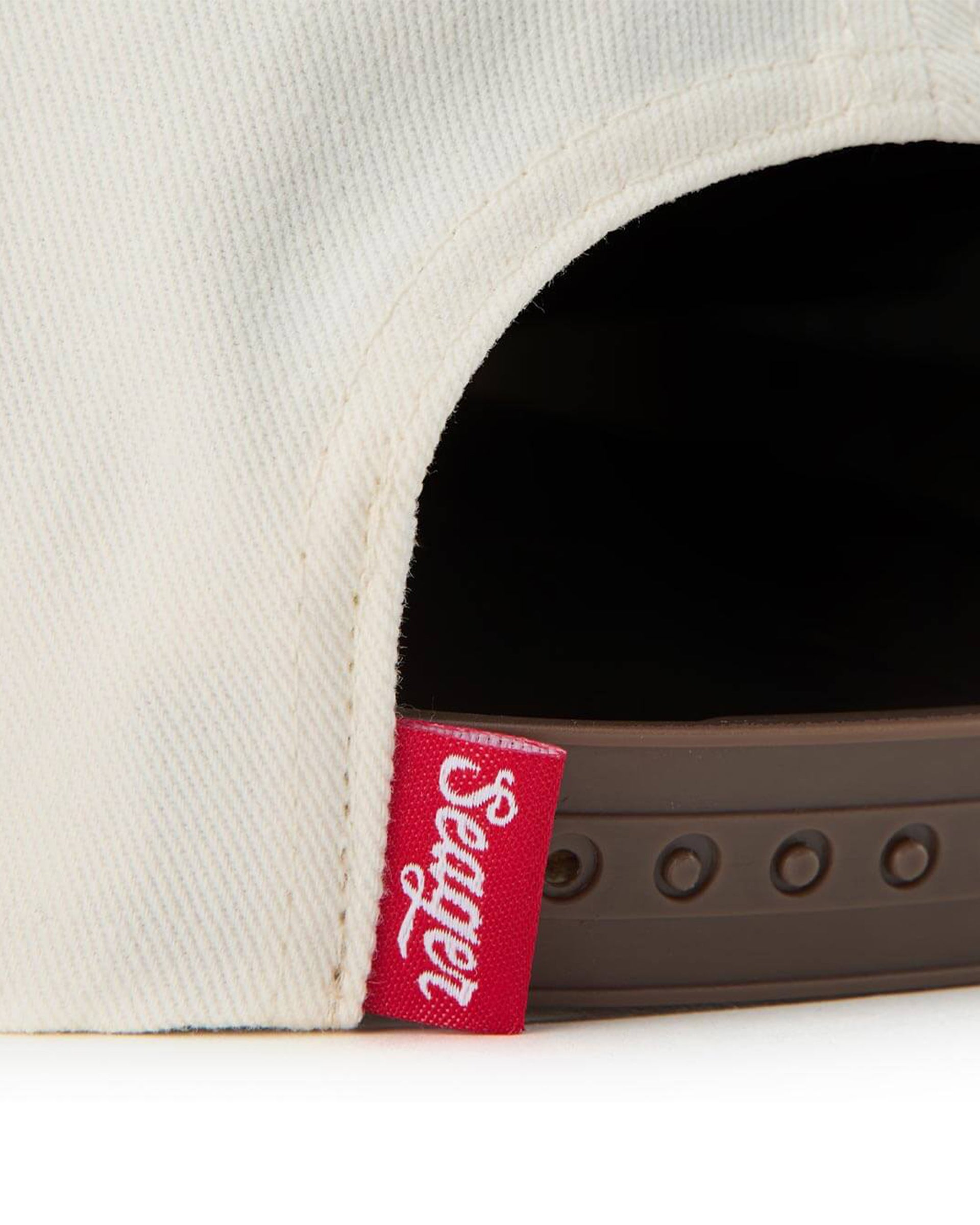 Seager Co. Rodeo Snapback Hat - Cream/Brown