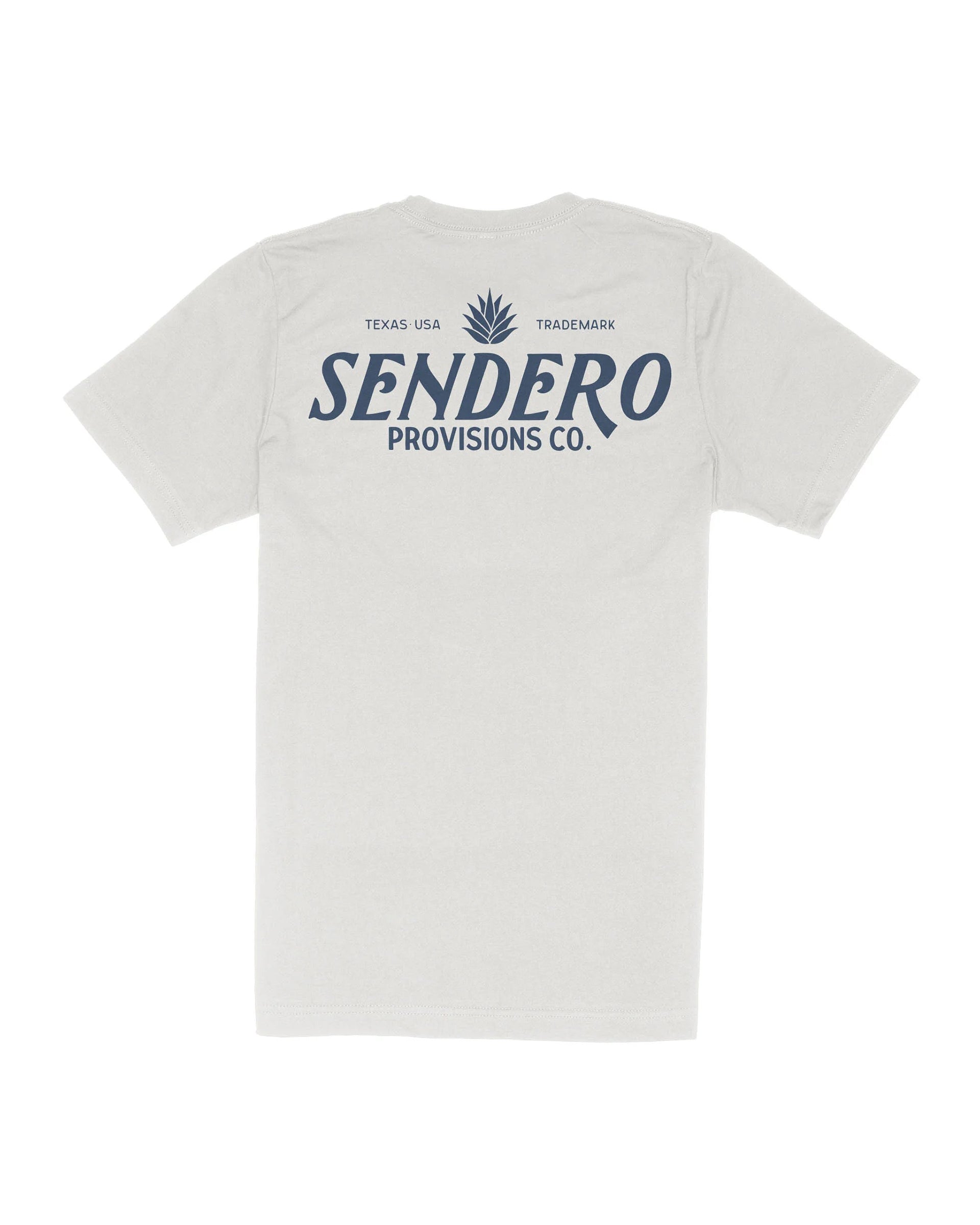 Sendero Provisions Co. Agave Logo Short Sleeve T-Shirt - Vintage White
