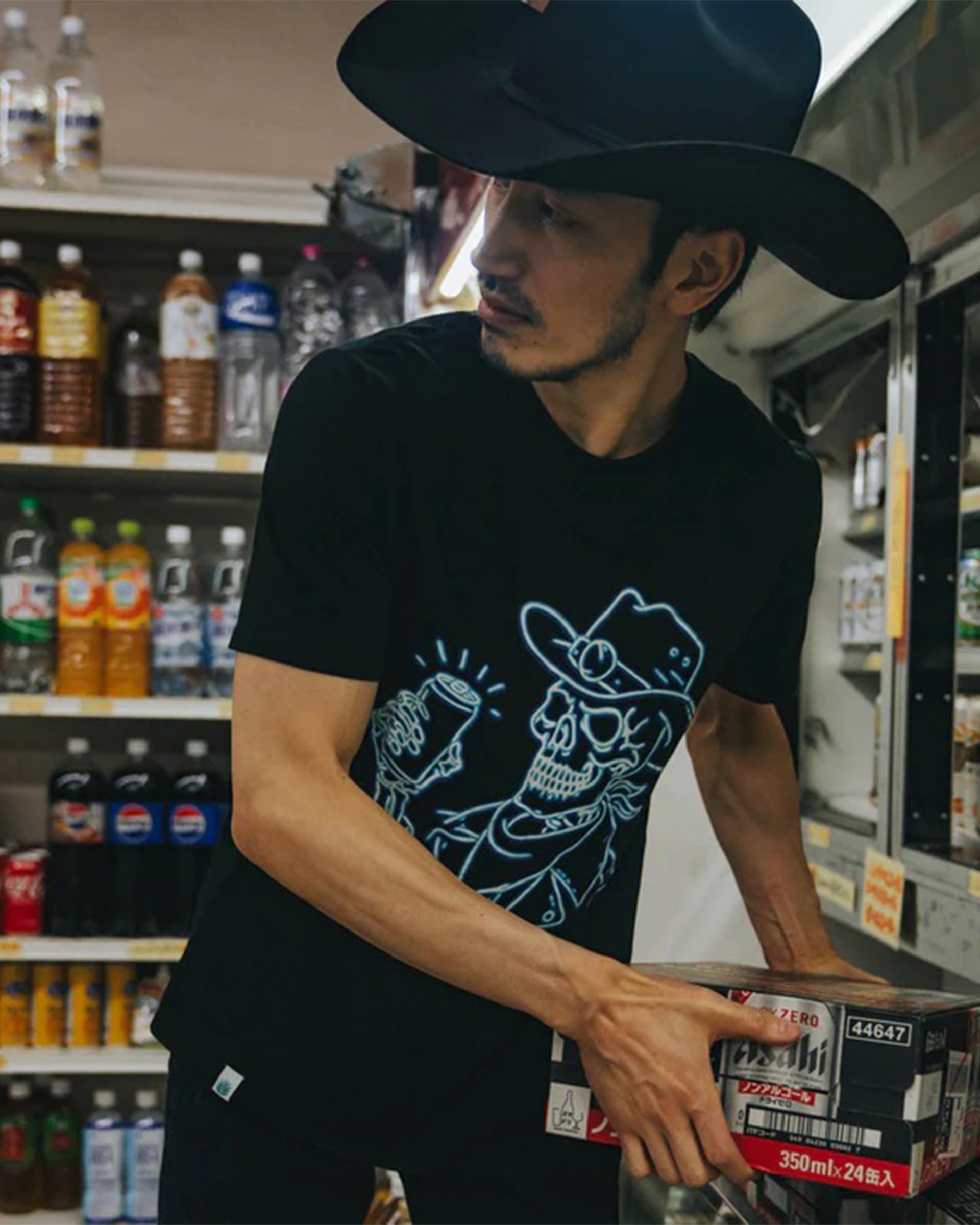 Sendero Provisions Co. Broadway Bones Short Sleeve T-Shirt - Black