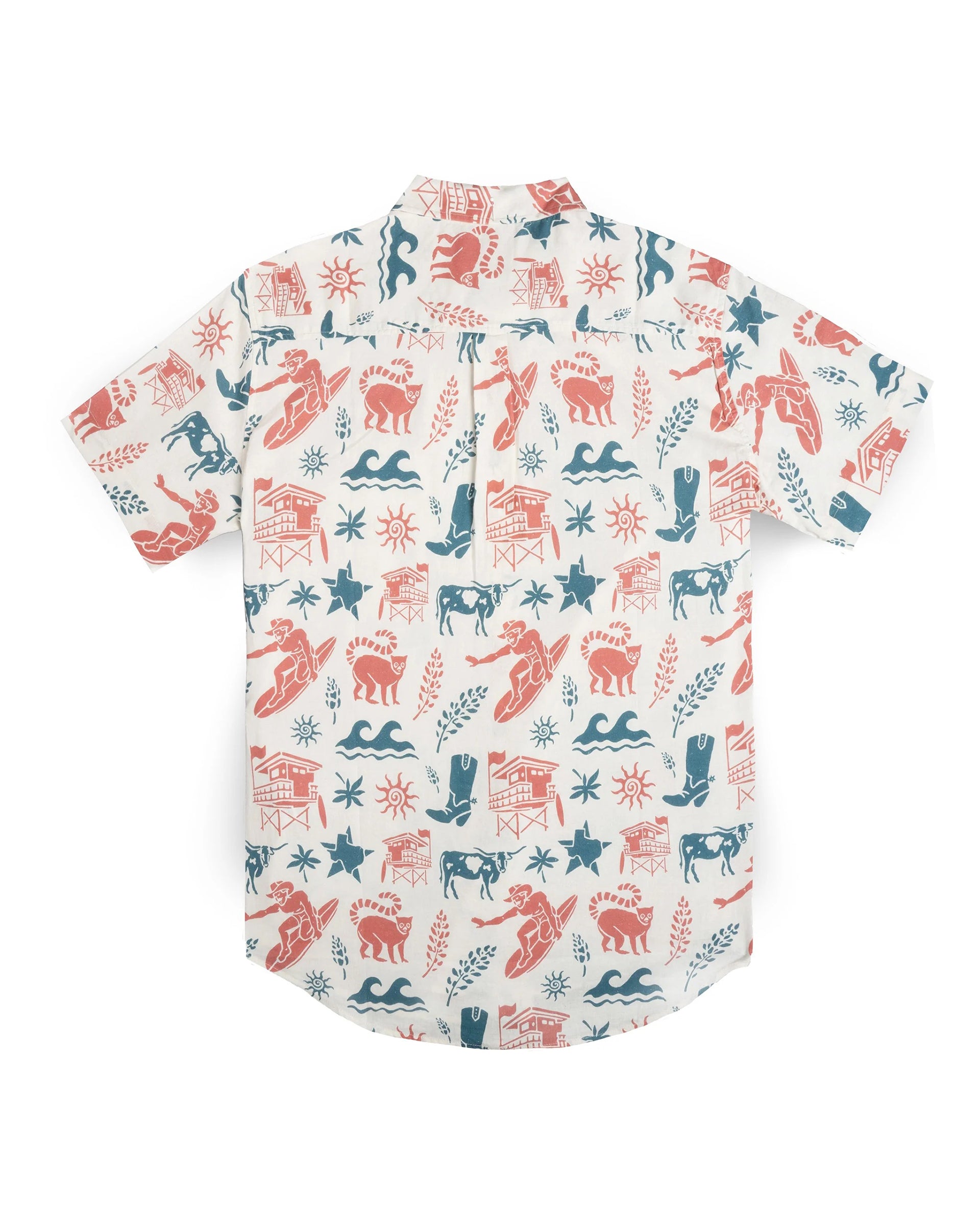Sendero Provisions Co. x Waco Surf City Slicker Short Sleeve Shirt - Texas Surf