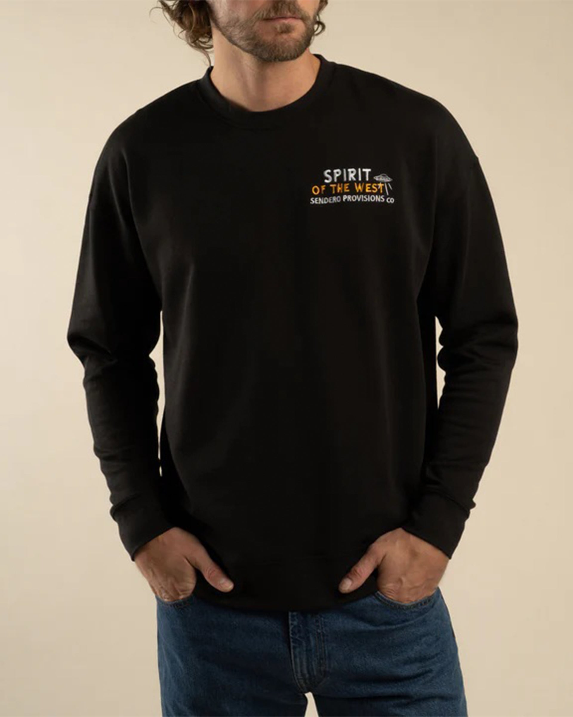 Sendero Provisions Co. High Plains Sweatshirt - Black