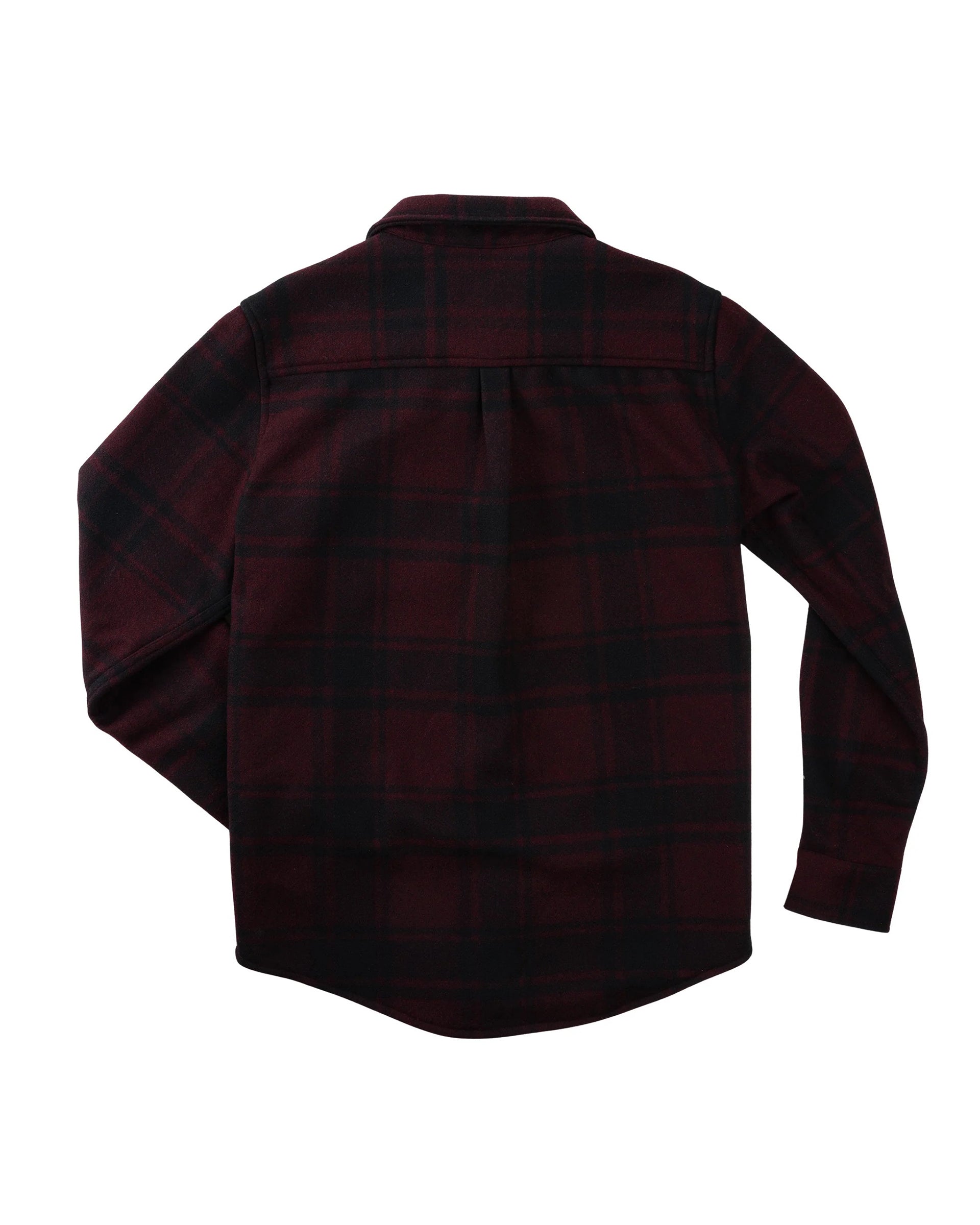 Sendero Provisions Co. Pinedale Flannel - Black/Maroon